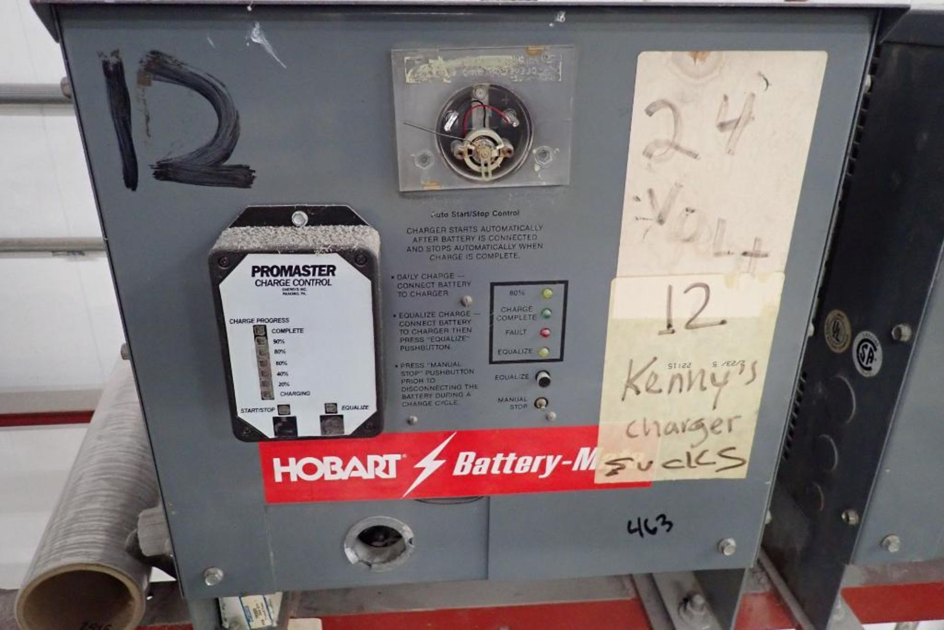 Hobart 24 volt automatic battery charger - Image 3 of 4