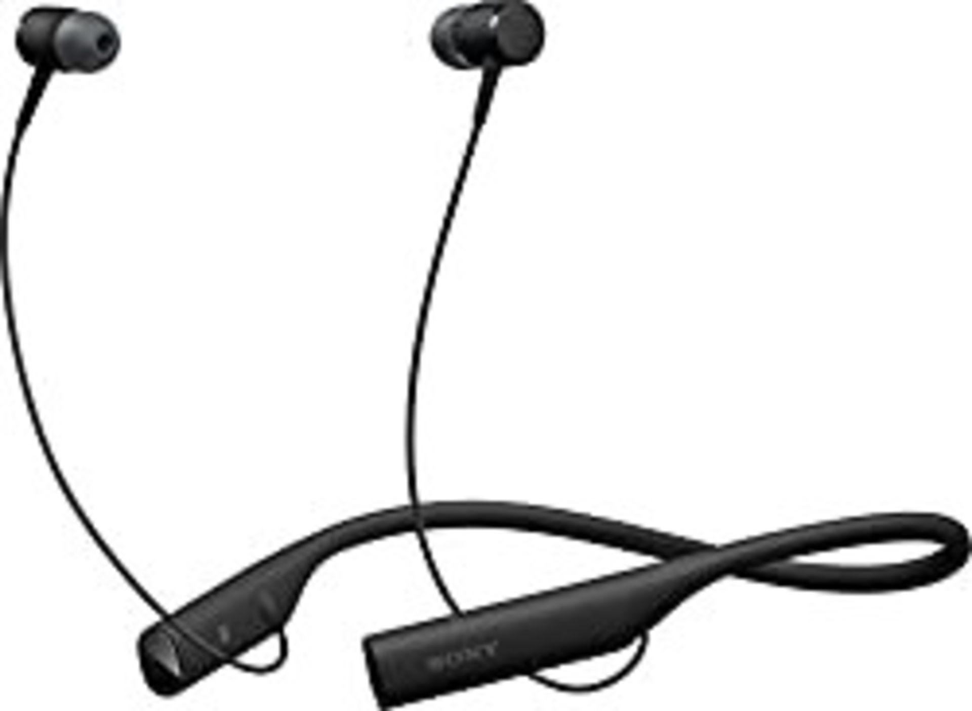 RRP £116.00 Sony 2-Way Style USB Hi-Res Audio and Bluetooth Wireless SBH90C Headset, Black