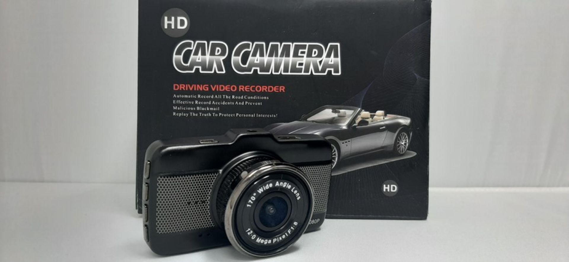 Claoner Dash Cams for Cars Front and Rear 1080P Full HD Dashcam, Dual Dash Cam with F1.8 Night - Image 2 of 2