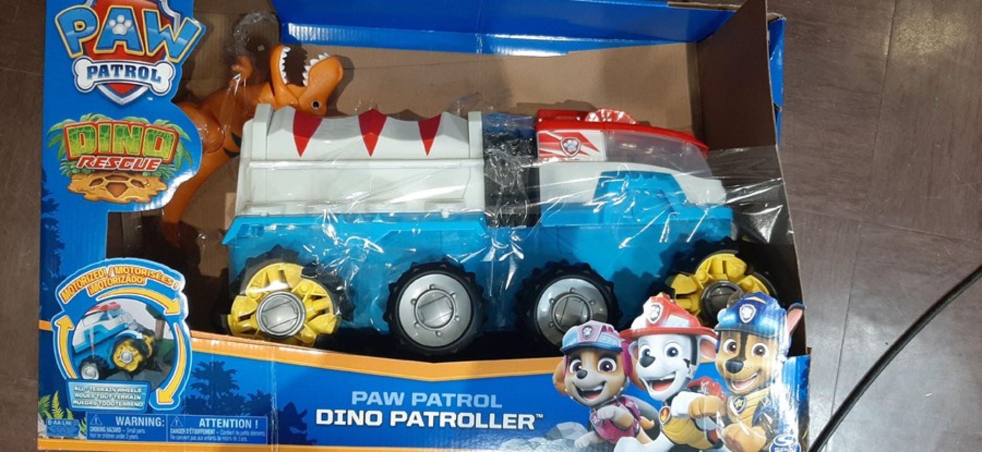PAW Patrol 6058905 - Dino Rescue Dino Patroller Motorised Team Vehicle with Exclusive Chase and - Image 2 of 2