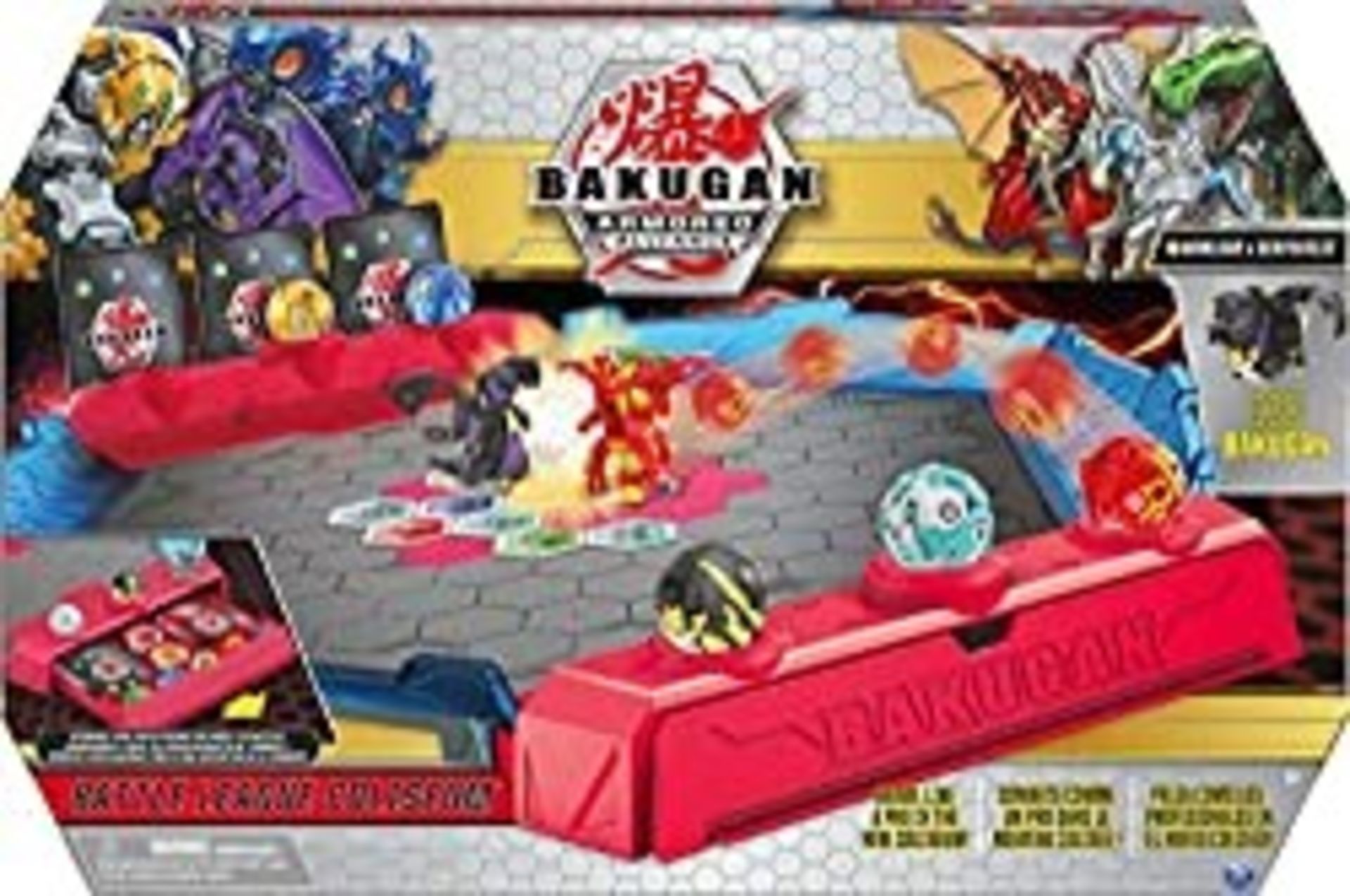 Bakugan Battle League Coliseum, Deluxe Game Board with Exclusive Bakugan, for Ages 6 and Up