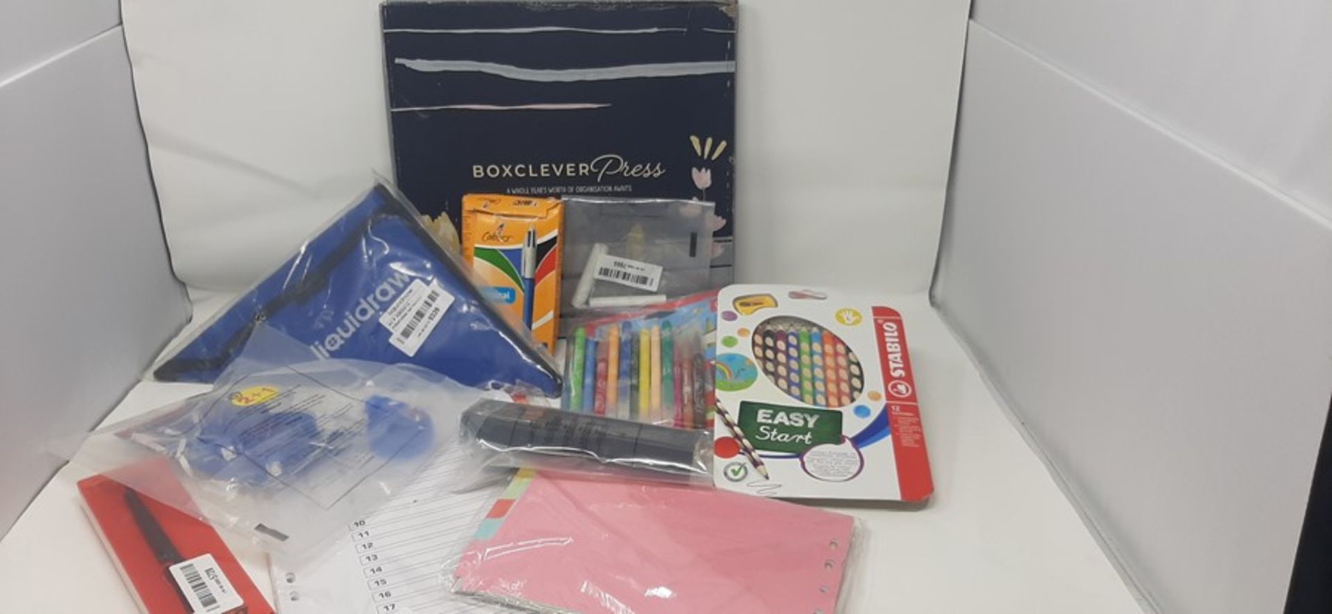 COMBINED RRP £105.00 LOT TO CONTAIN 11 ASSORTED Office Products: BIC, LAMY, Tipp-Ex, Colouring,