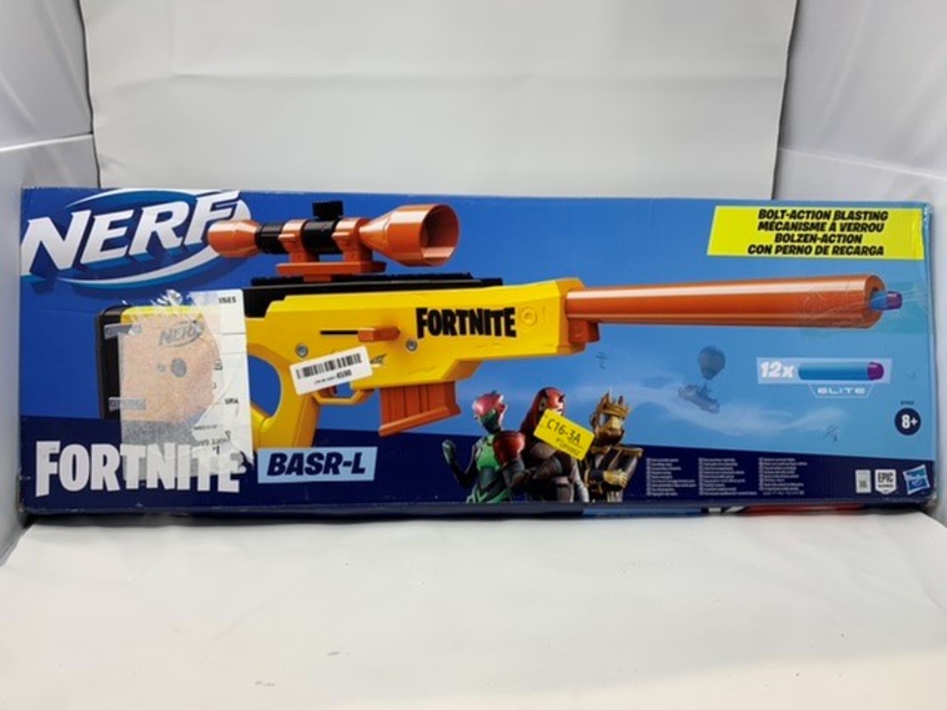 Nerf Fortnite BASR-L Bolt Action, Clip Fed Blaster -- Includes Removable Scope, 6-Dart Clip and - Image 2 of 2