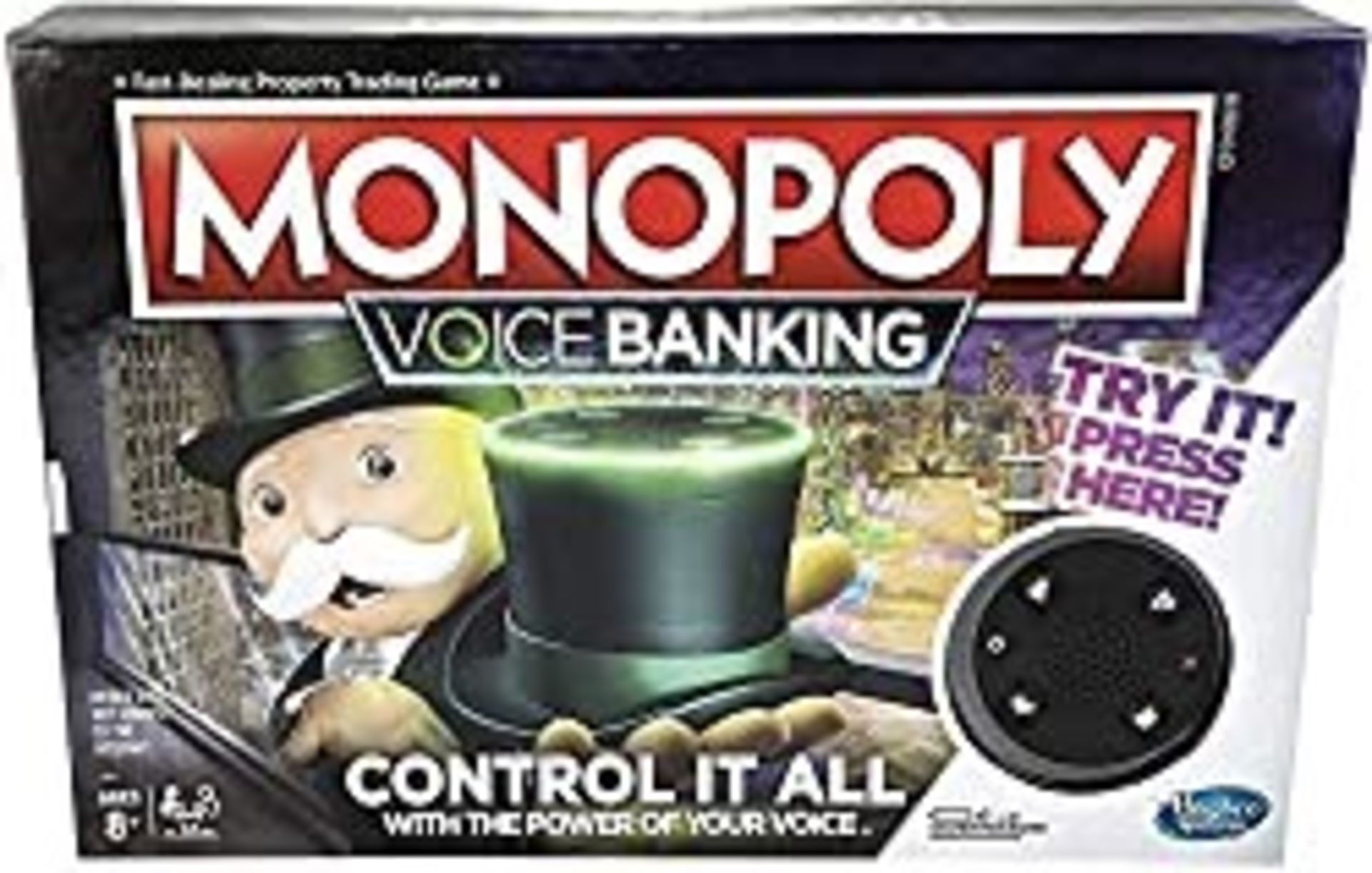 Monopoly Voice Banking Electronic Family Board Game for Ages 8 and up