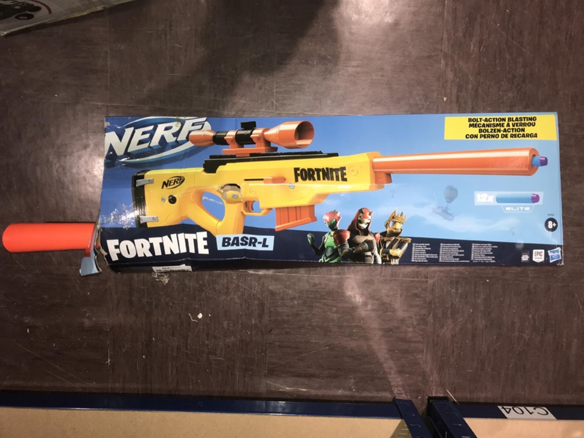 Nerf Fortnite BASR-L Bolt Action, Clip Fed Blaster -- Includes Removable Scope, 6-Dart Clip and - Image 2 of 2