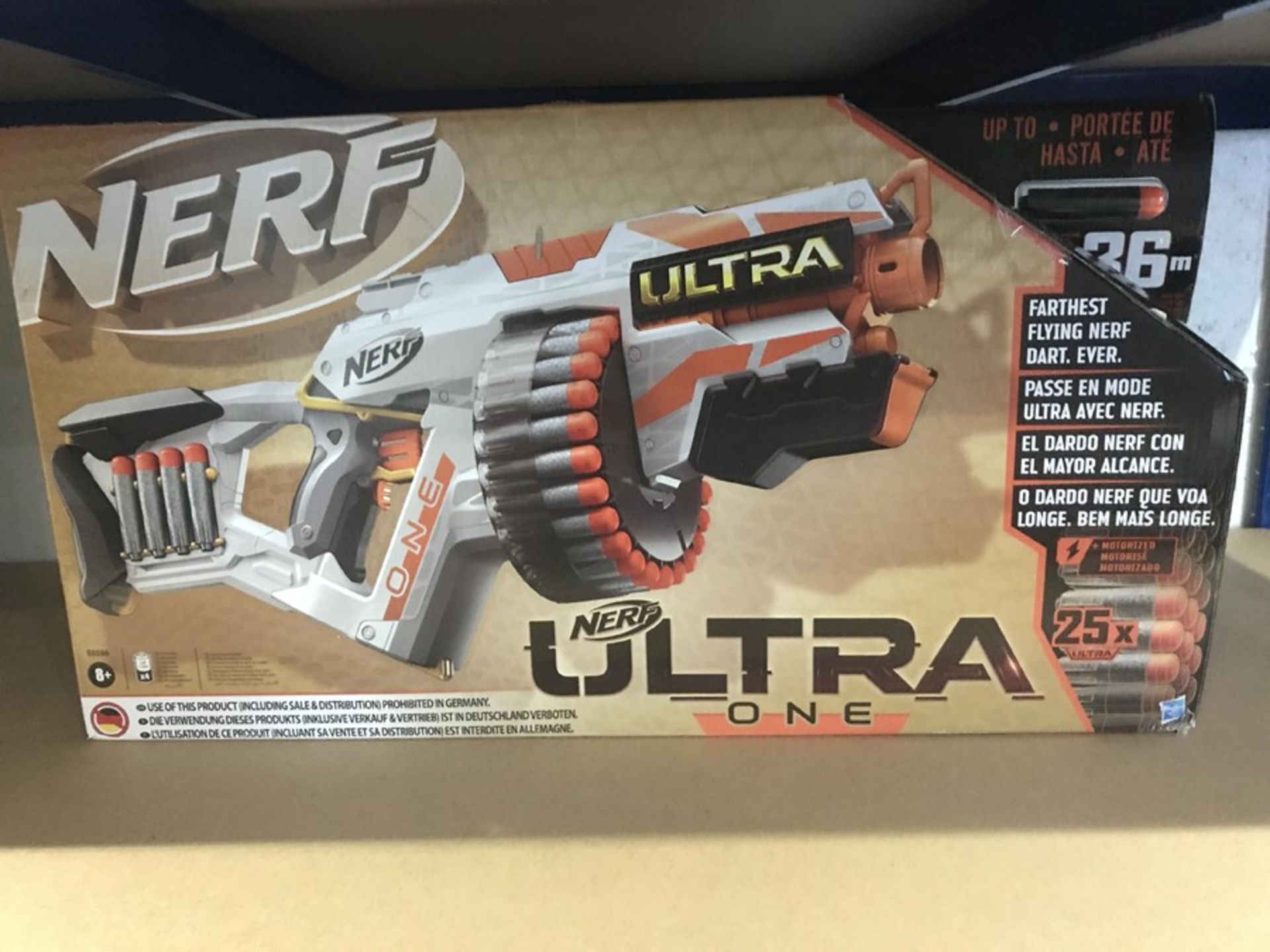 Nerf Ultra One Motorised Blaster, 25 Nerf Ultra Darts, Furthest Flying Nerf Darts Ever, Compati - Image 2 of 2