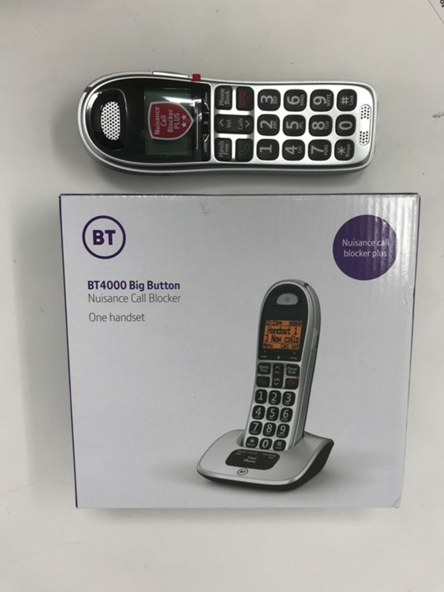 BT Cordless Big Button Phone with Nuisance Call Blocker - Image 2 of 2