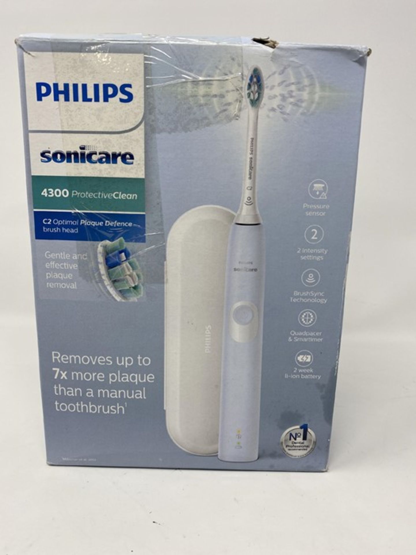 RRP £59.00 Philips Sonicare ProtectiveClean 4300 Electric T - Image 2 of 2