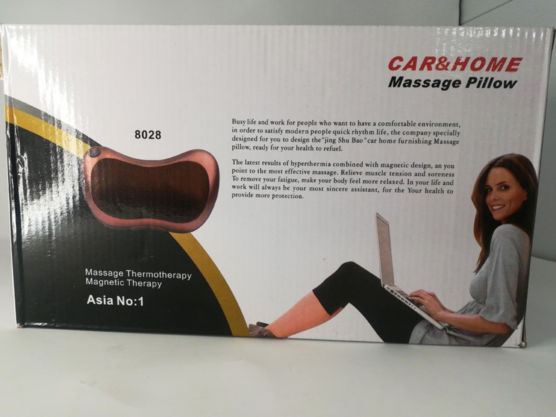 HOMh Back Neck Massage Cushion, Electric Shiatsu - Image 2 of 2