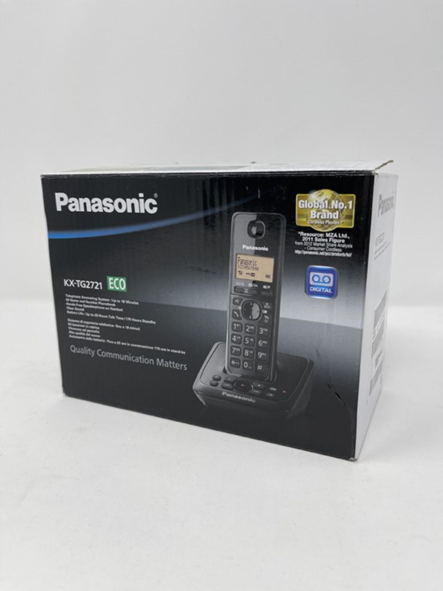 Panasonic KX-TG2721EB Single DECT Cordless Telep