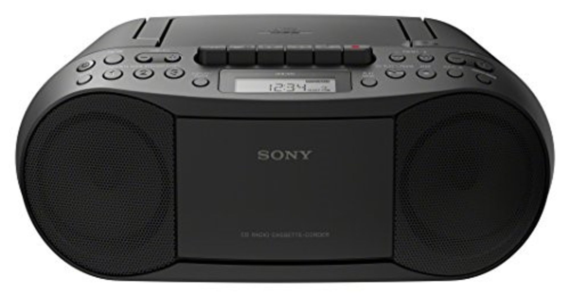 RRP £61.00 Sony CFDS70B.CEK Classic CD and Tape Boombox wit