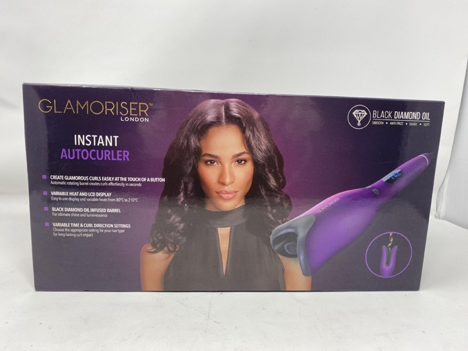 RRP £89.00 Glamoriser Instant Auto Curler - Automatic Tangl - Image 2 of 2