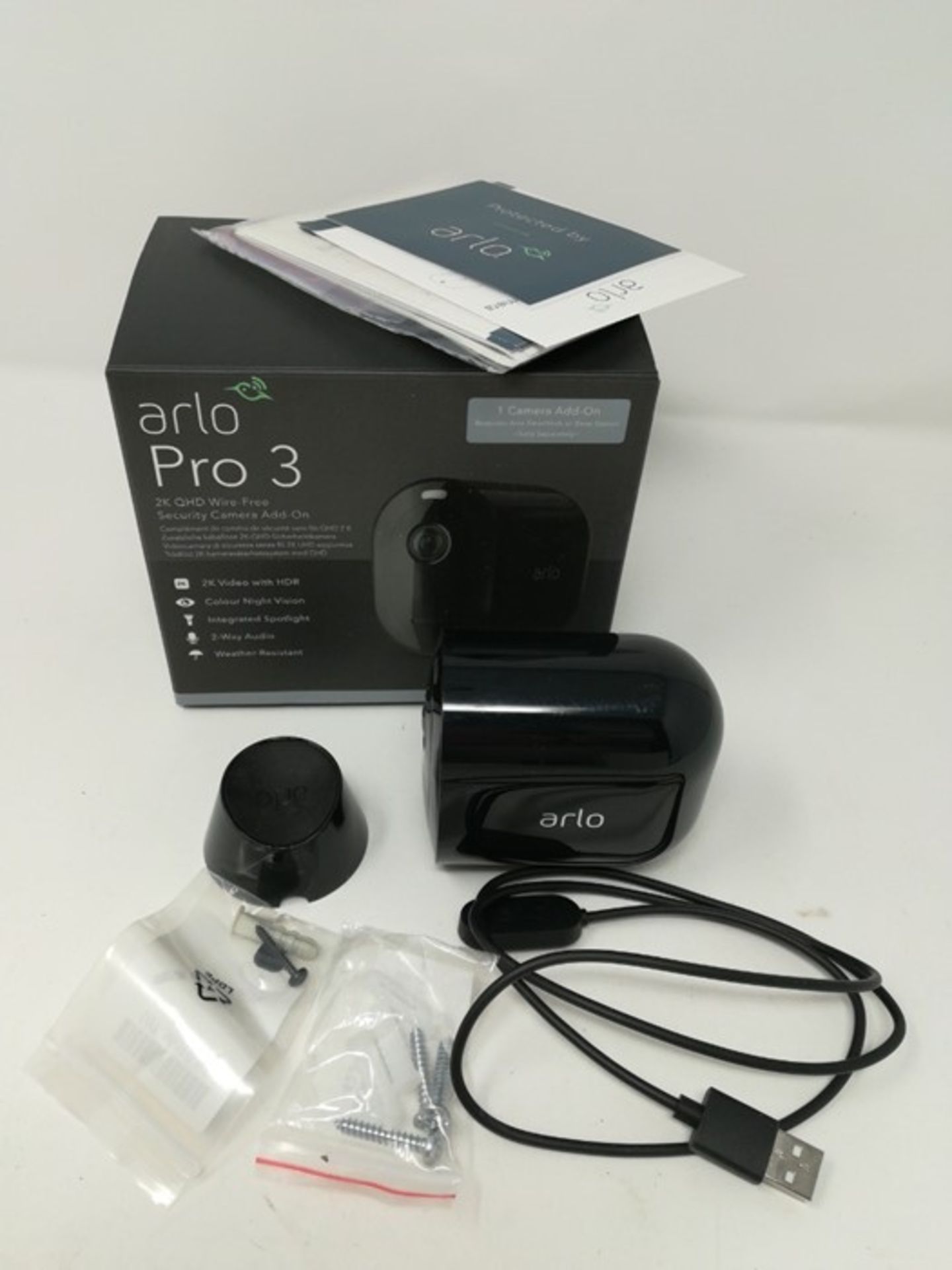 RRP £194.00 Arlo Pro3 Smart Home Security Camera CCTV Add on - Image 3 of 6