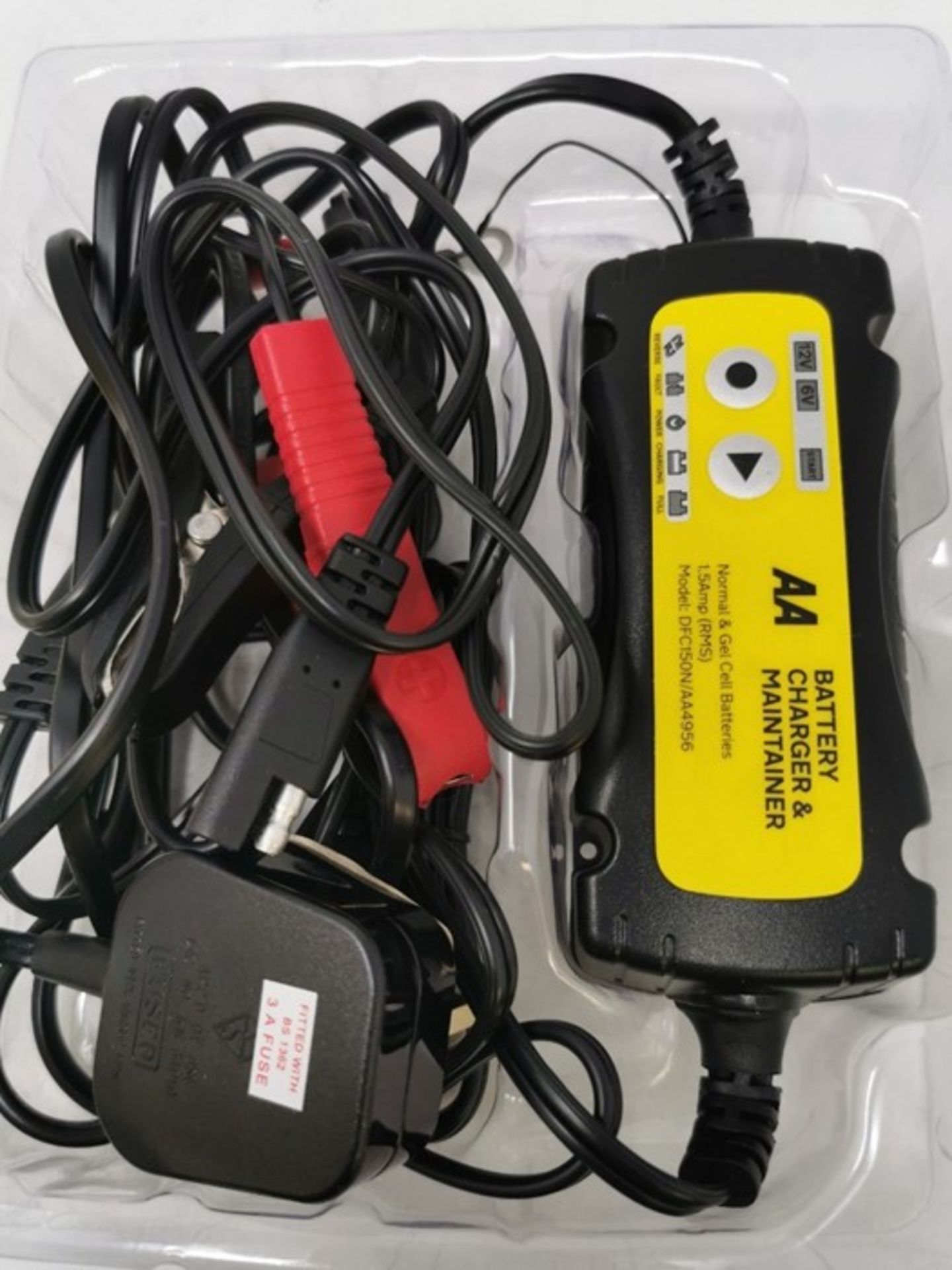 AA 1.5 Amp 6 V/12 V Car Battery Charger Maintain - Image 3 of 3