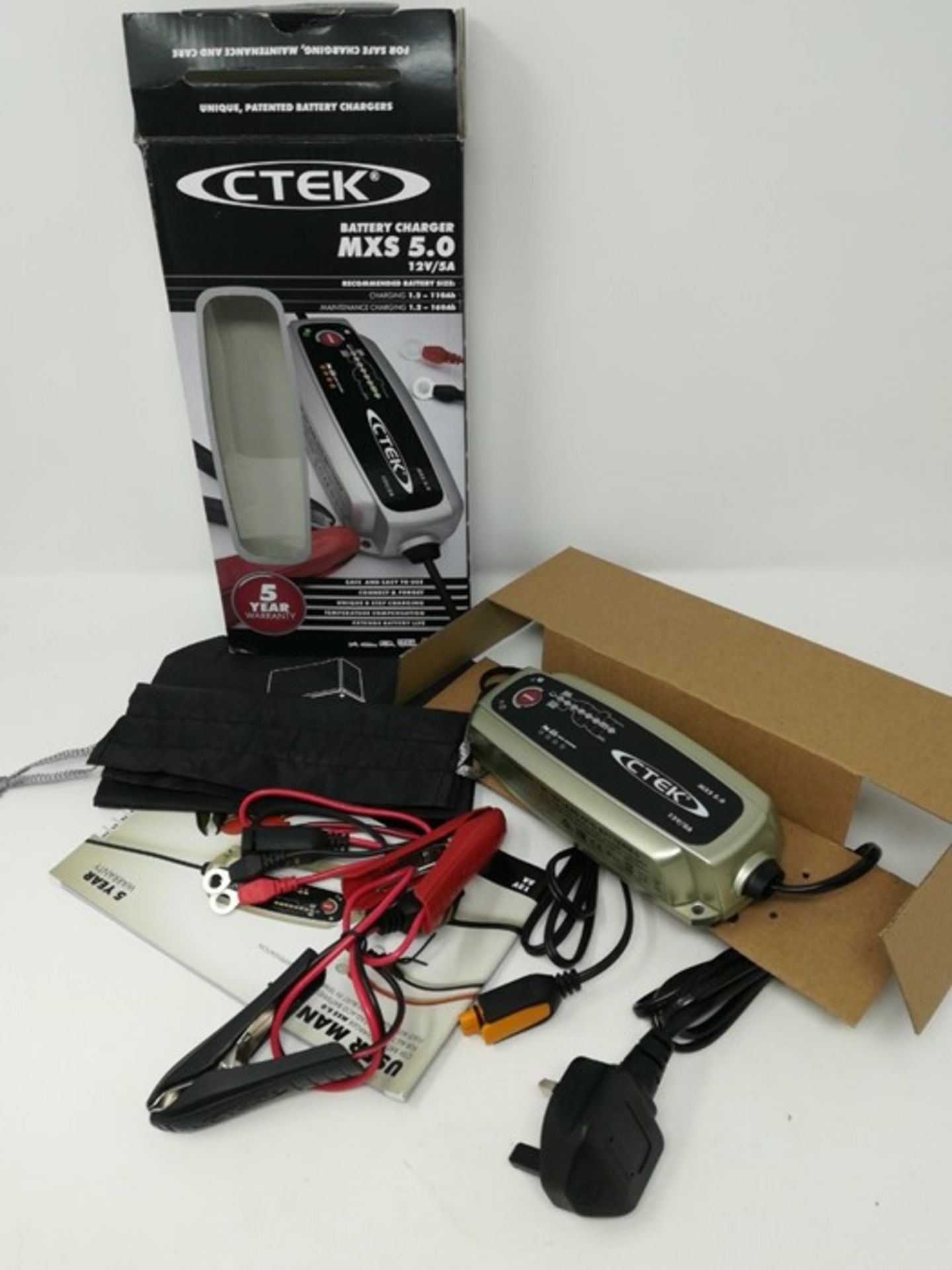 RRP £69.00 CTEK MXS 5.0 Fully Automatic Battery Charger (Ch - Image 2 of 2