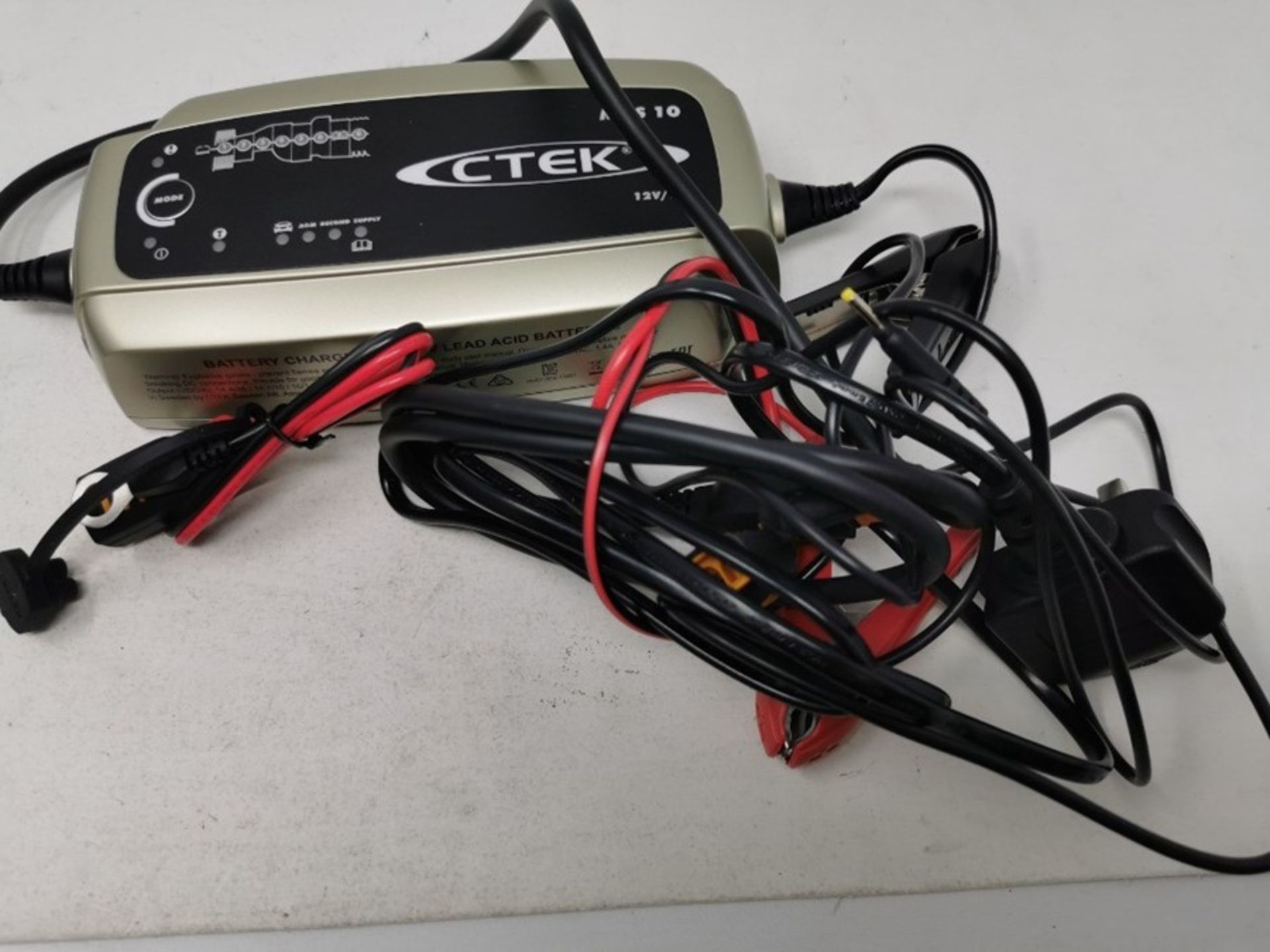 RRP £129.00 CTEK MXS 10 Fully Automatic Battery Charger (Cha - Image 3 of 3