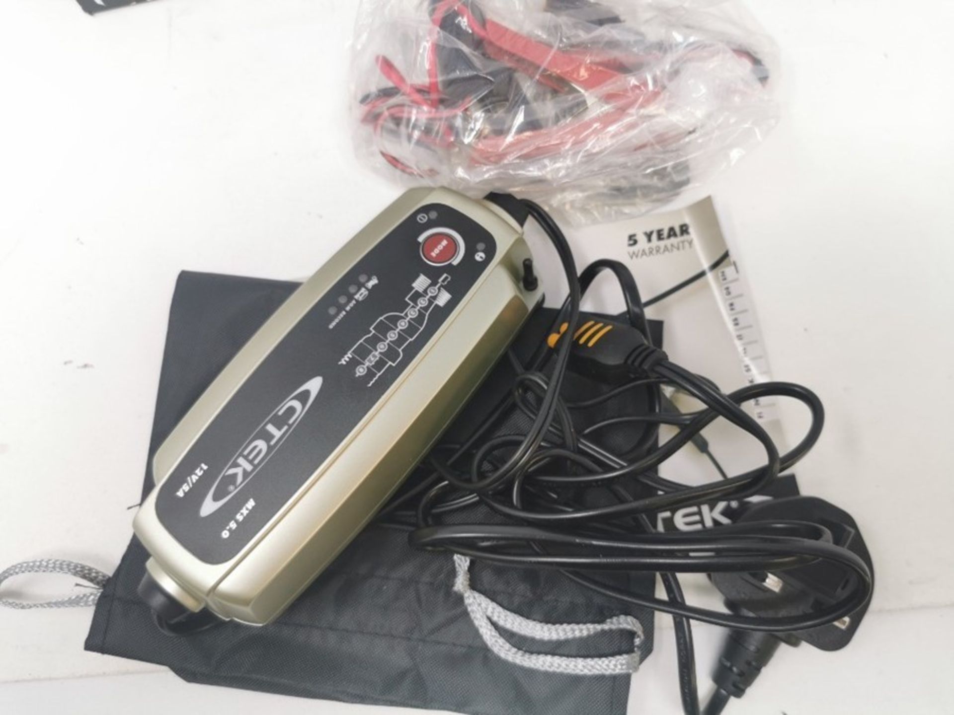 RRP £69.00 CTEK MXS 5.0 Fully Automatic Battery Charger (Ch - Image 3 of 3