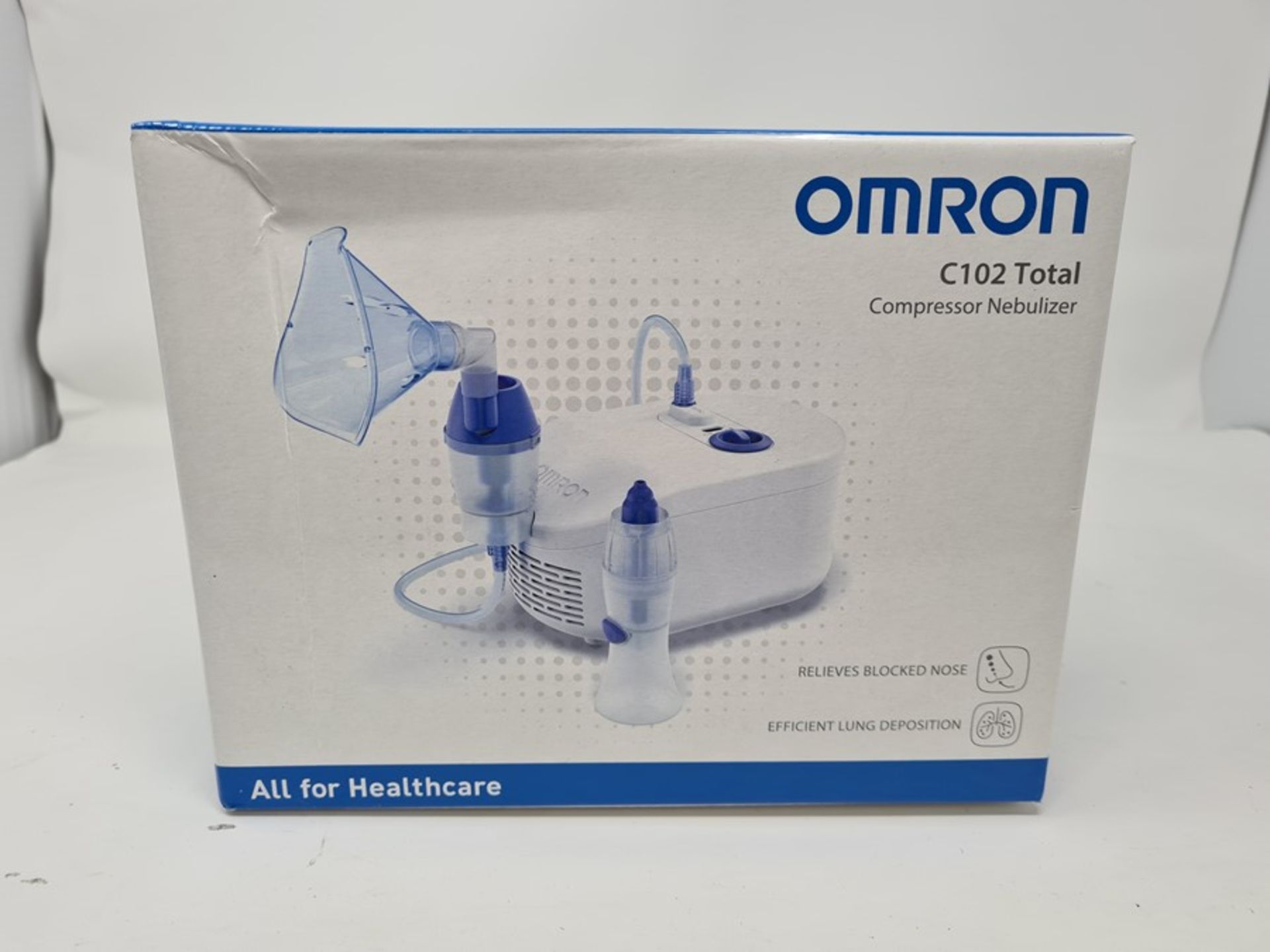 OMRON C102 Total 2-in-1 Nebuliser with Nasal Sho - Image 2 of 2