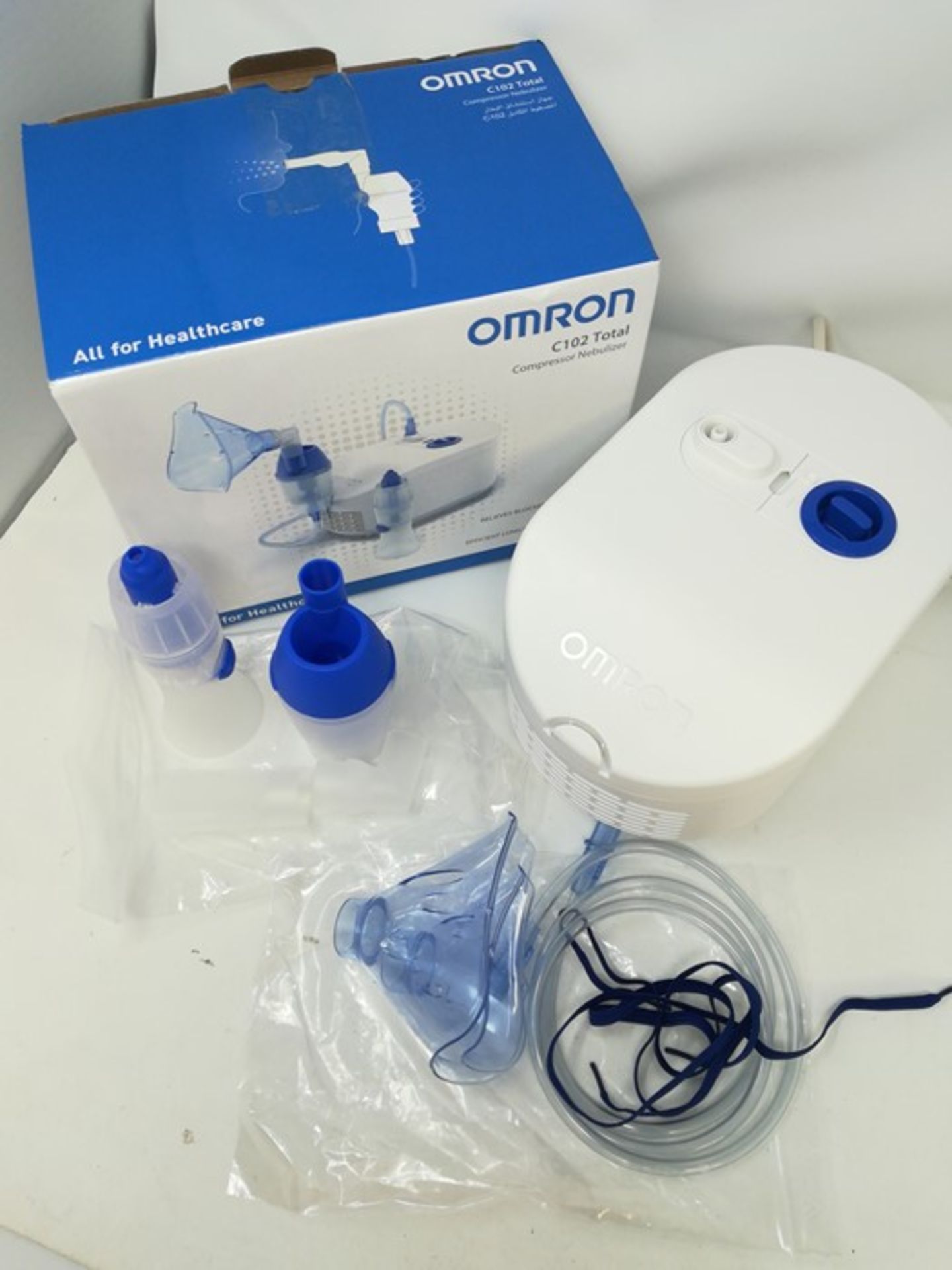 OMRON C102 Total 2-in-1 Nebuliser with Nasal Sho - Image 2 of 2