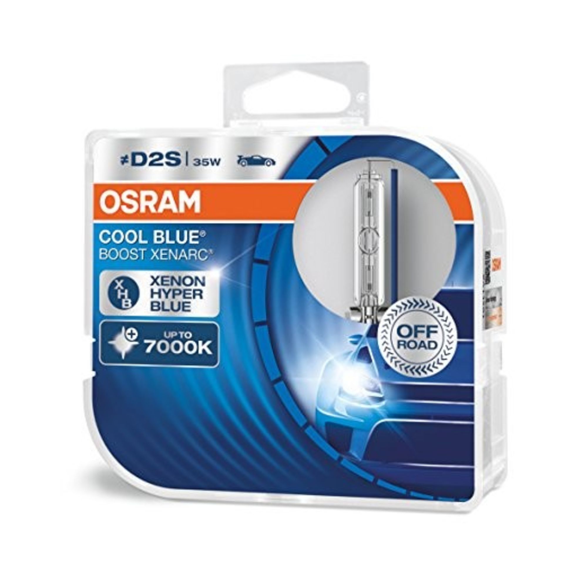 RRP £83.00 OSRAM XENARC Cool Blue Boost D2S, HID headlamp,
