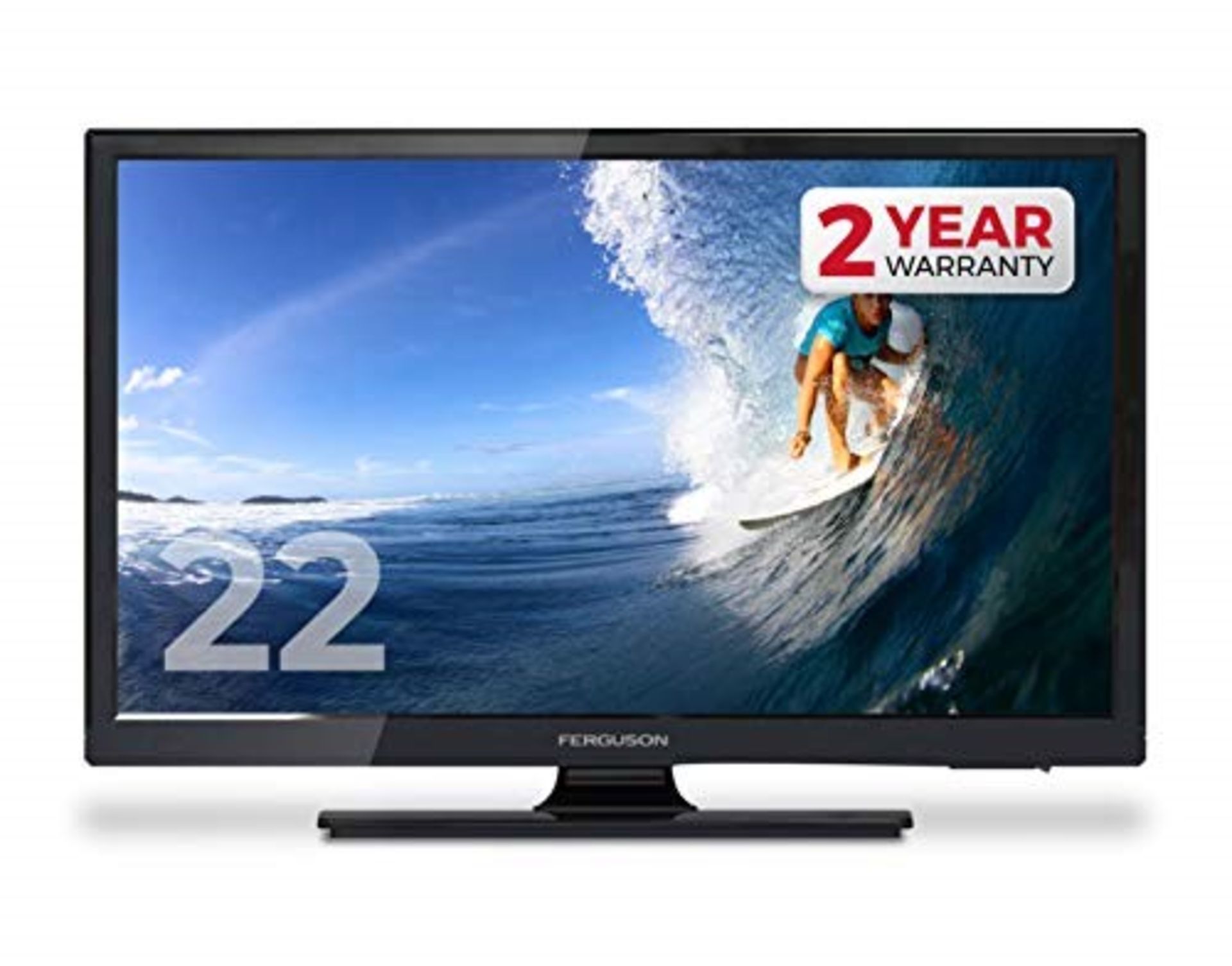 RRP £100.00 Ferguson 22" Full HD LED TV With HD Digital Free