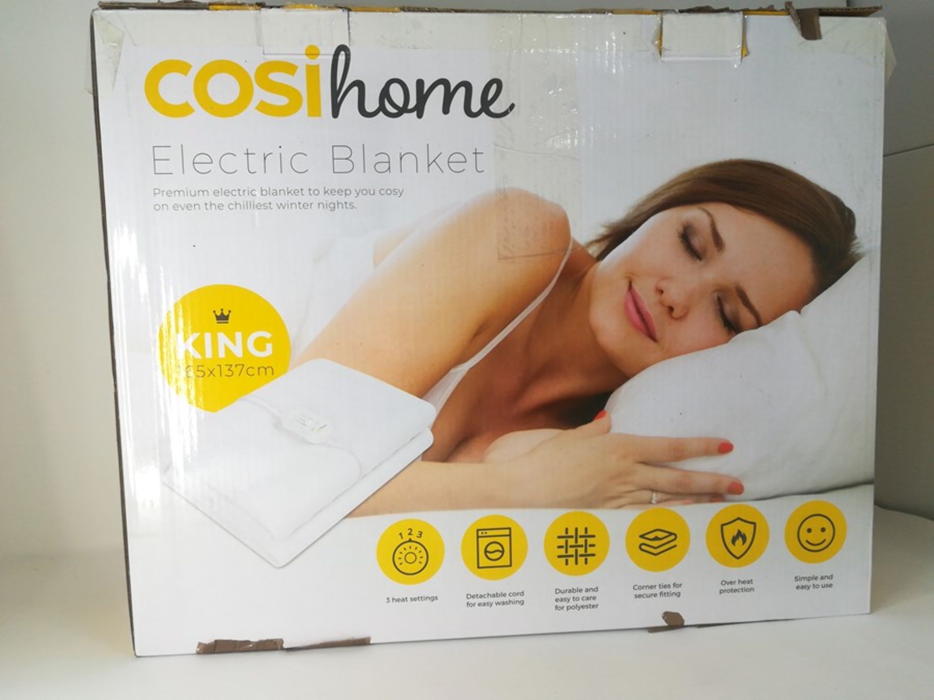 Premium Comfort King Size Electric Blanket - Con - Image 2 of 2