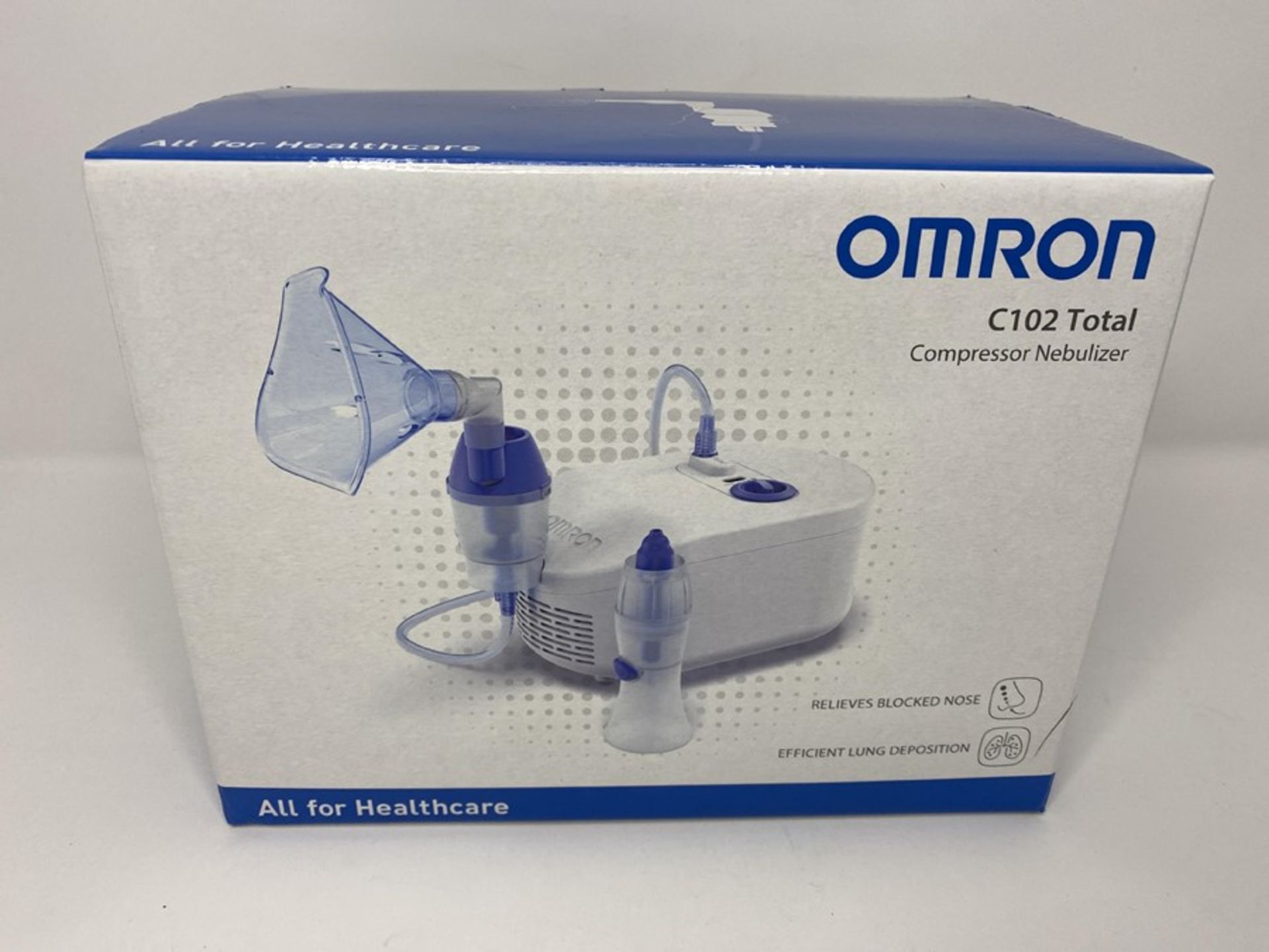 OMRON C102 Total 2-in-1 Nebuliser with Nasal Sho - Image 2 of 2