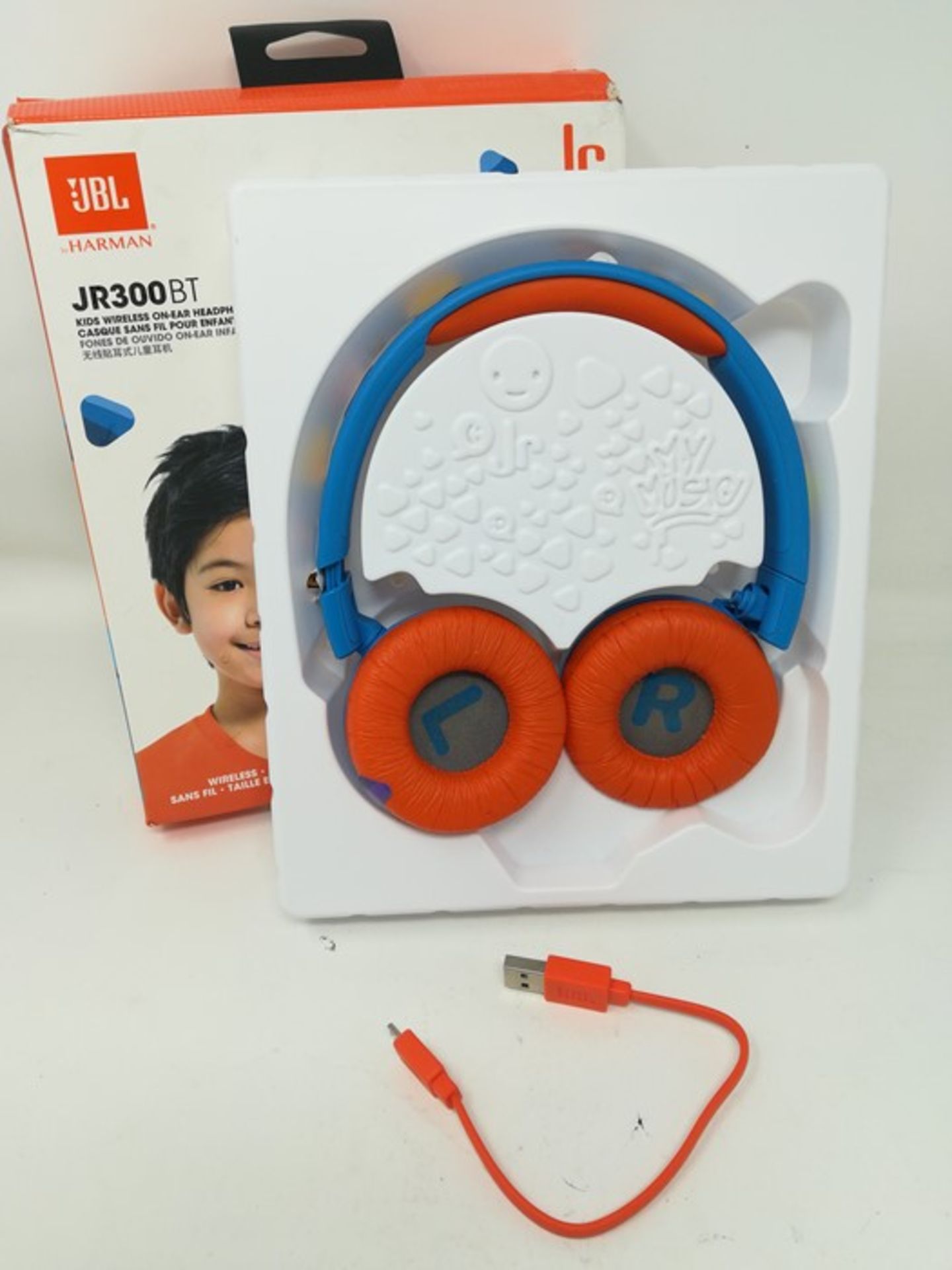 JBL JR300BT Kids Wireless Bluetooth On-Ear Headp - Image 2 of 2