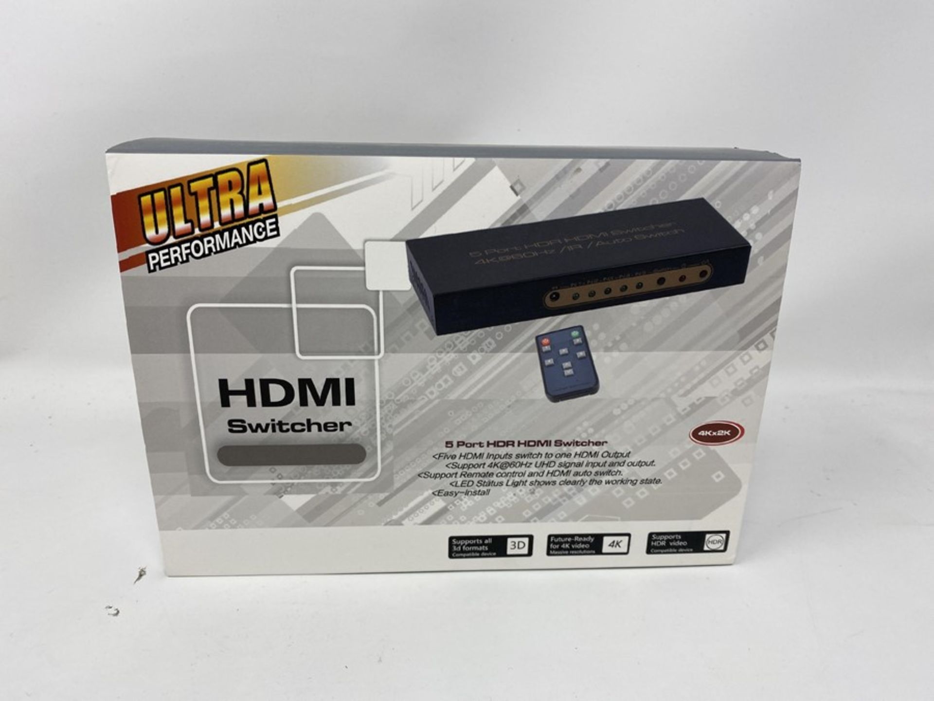 HDMI Switch 4k, HDMI Splitter Switch 5 In 1 Out - Image 2 of 2