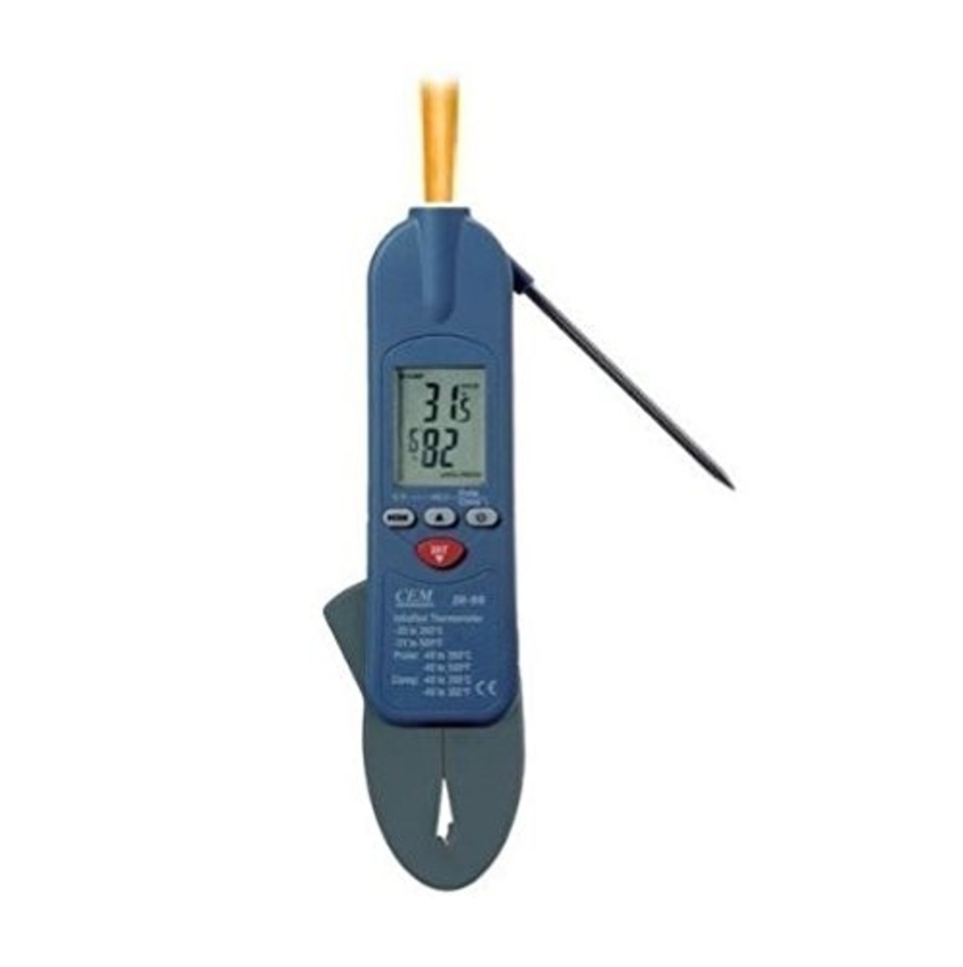 3 in 1 Clamp, Probe & Infrared Thermometer For L