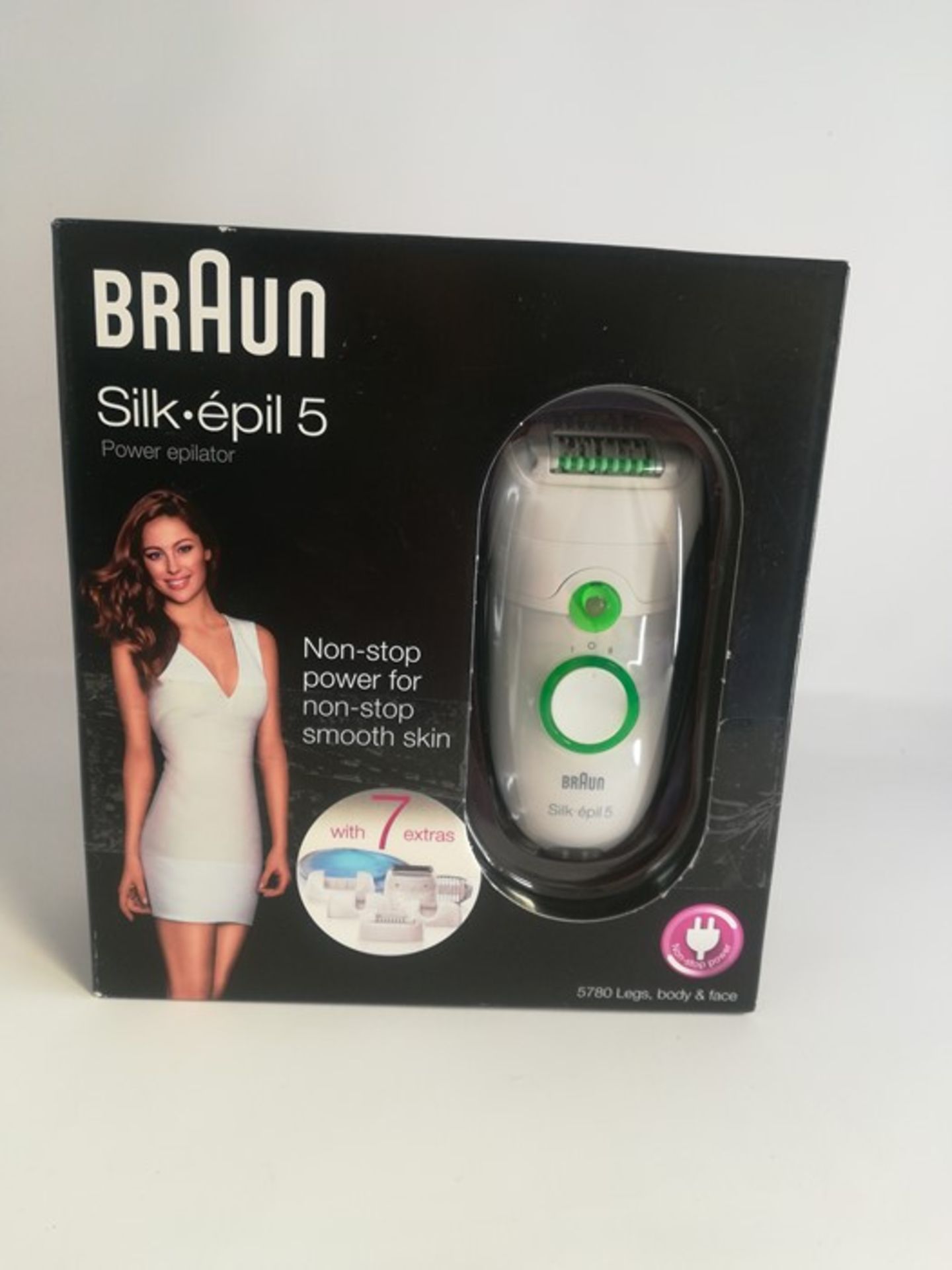 RRP £54.00 Braun Silk-Epil 5 Power 5780 Epilator Hair Remov - Image 2 of 2