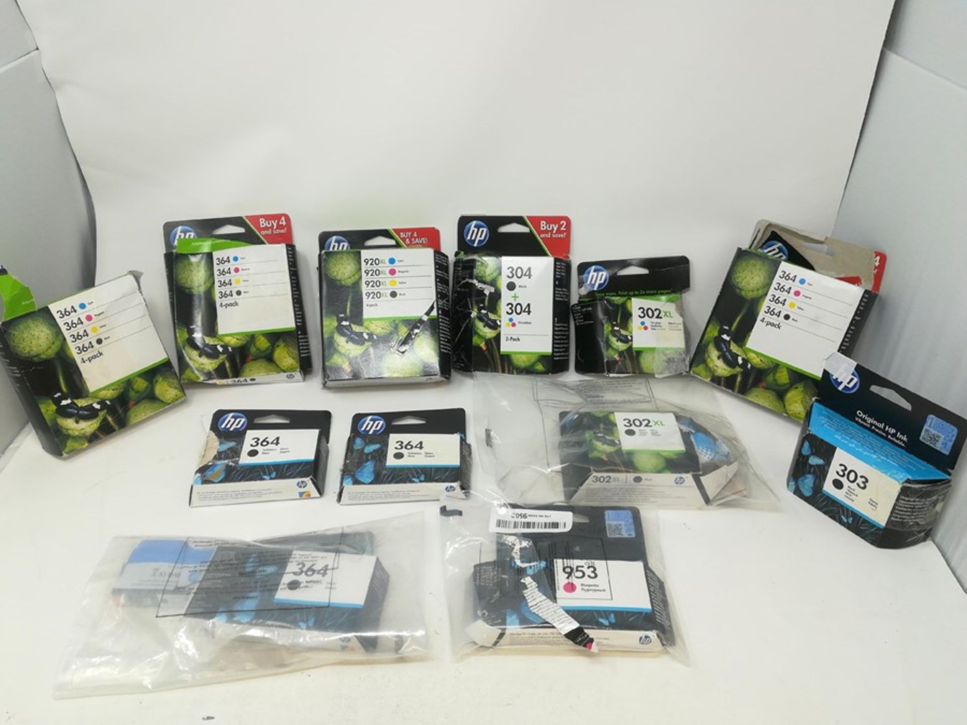 COMBINED RRP £327.00 LOT TO CONTAIN 12 ASSORTED Cardriges Products: HP, HP, HP, HP, HP, HP, HP, HP