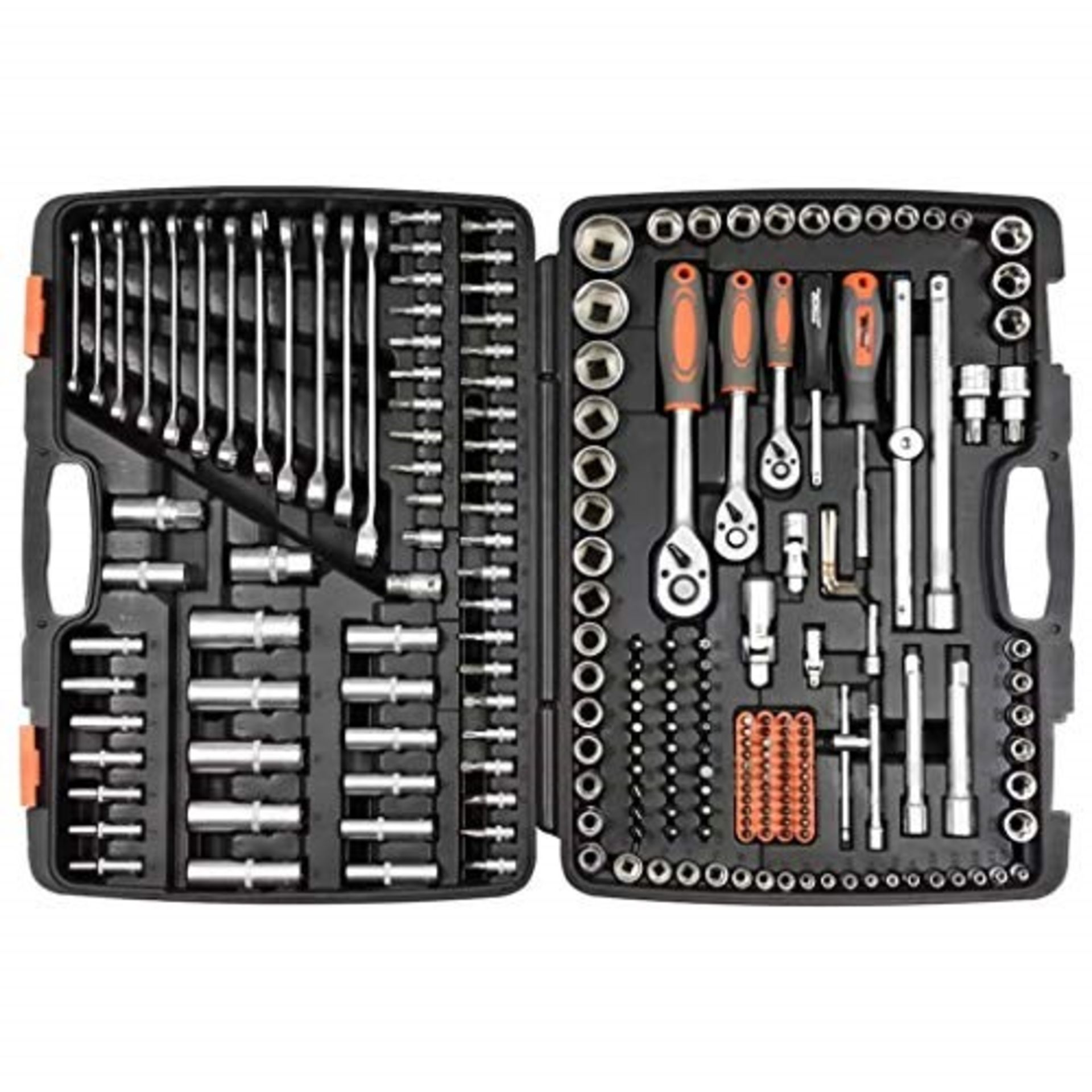 RRP £143.00 STHOR 58691 - socket and spanner set 216 pcs, 1/