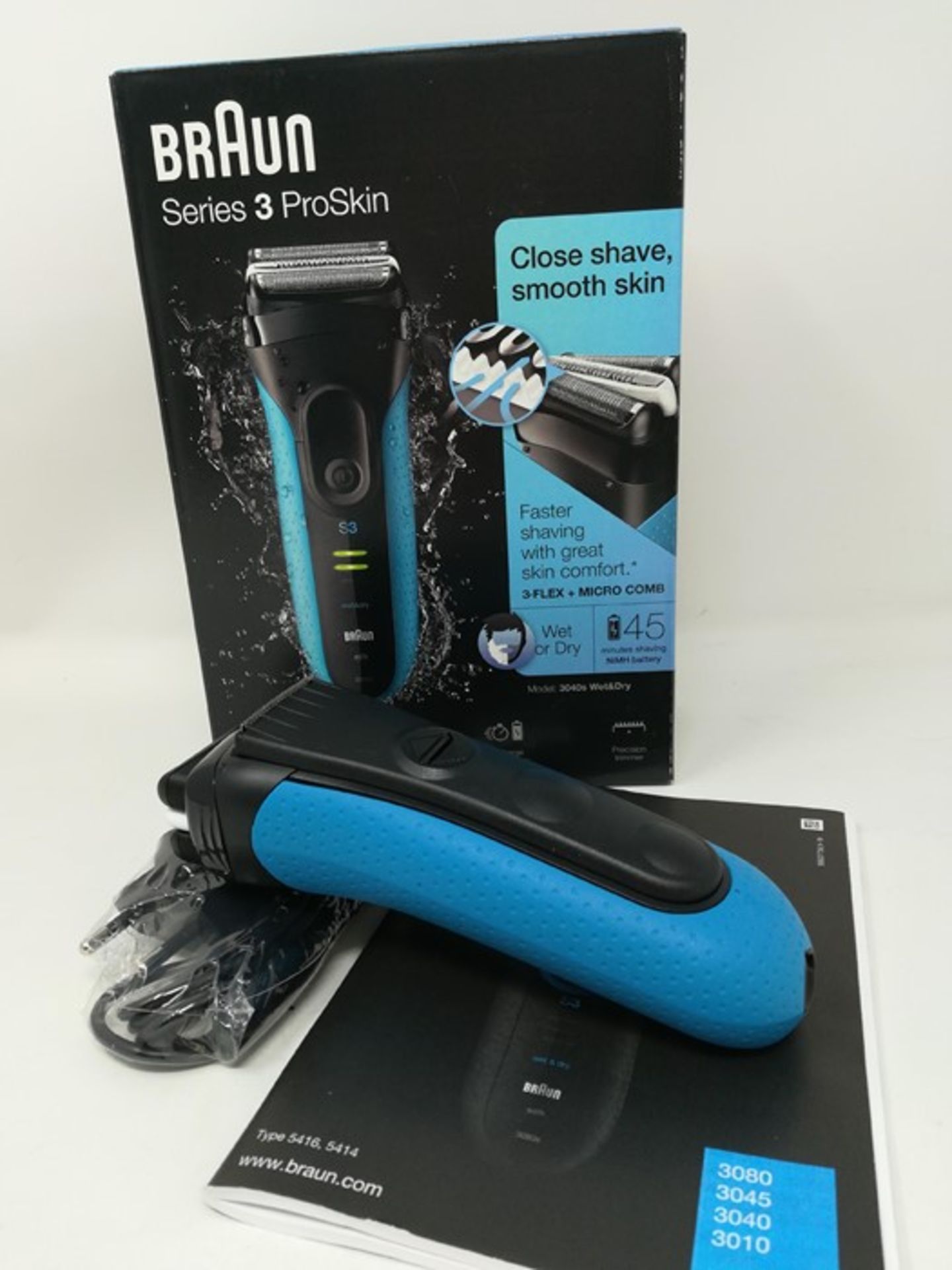 Braun Series 3 ProSkin 3040s Electric Shaver, We - Image 2 of 2