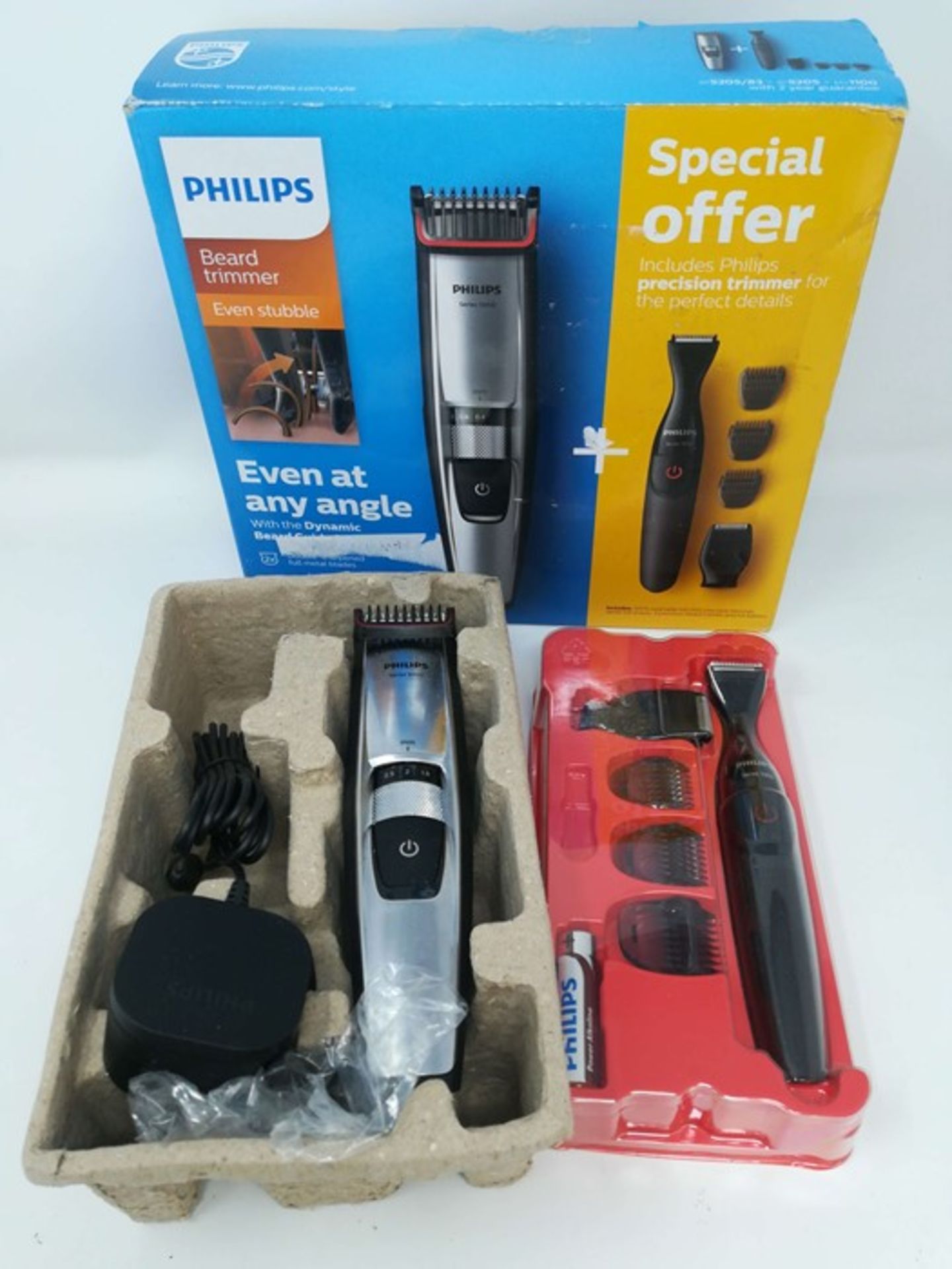 RRP £80.00 Philips Beard & Stubble Trimmer for Men, Series - Image 2 of 2