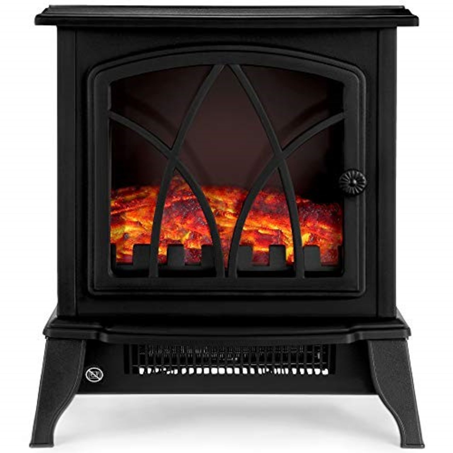 RRP £54.00 NETTA Electric Fireplace Stove Heater 2000W with