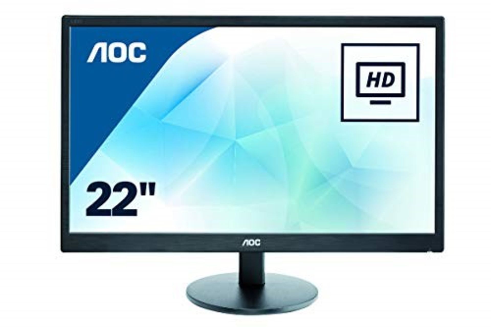 RRP £71.00 AOC E2270SWDN - 22 Inch FHD Monitor, 60 Hz, TN,