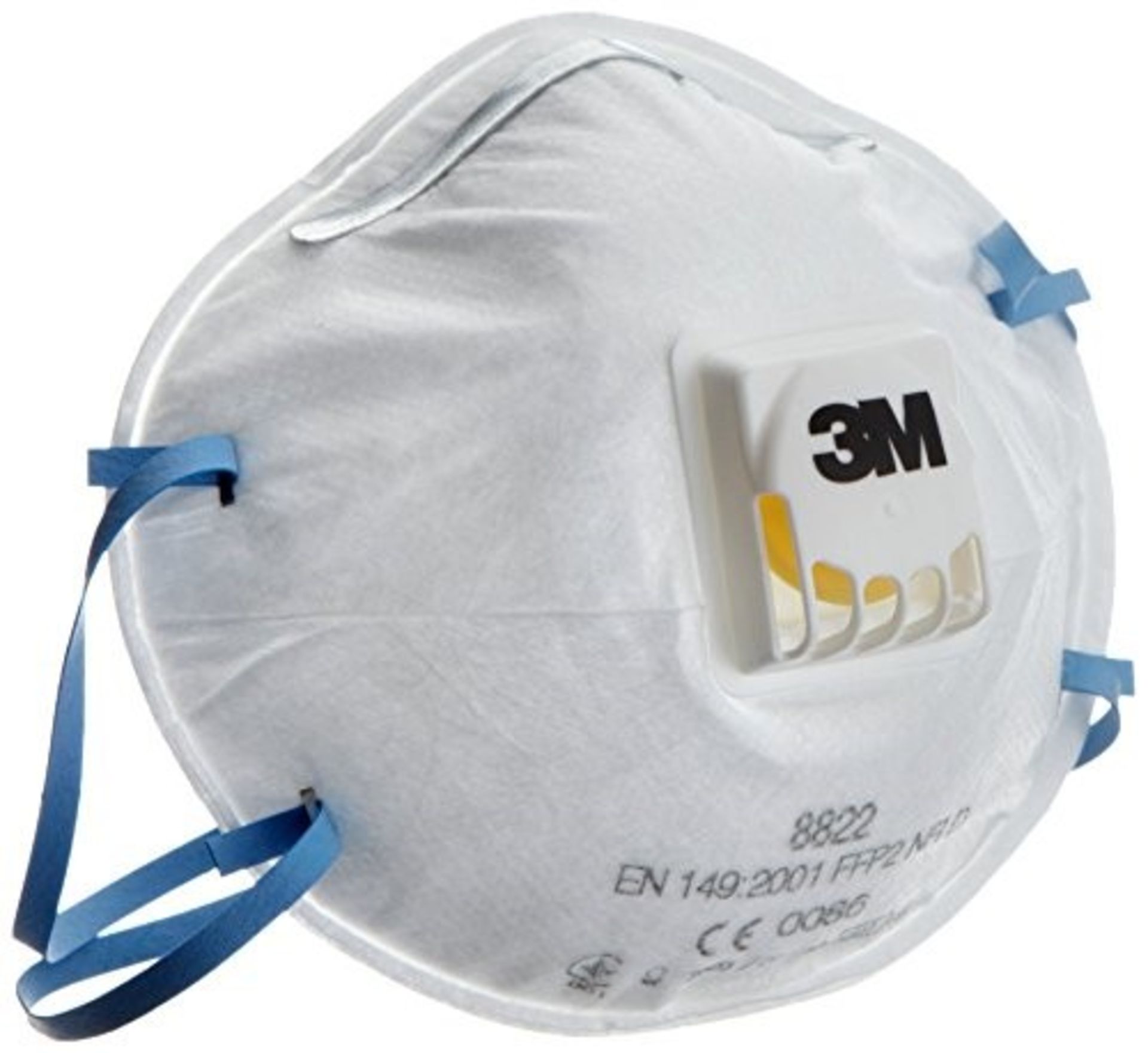 3M 8822 Disposable-fine dust mask FFP2 (10-pack)