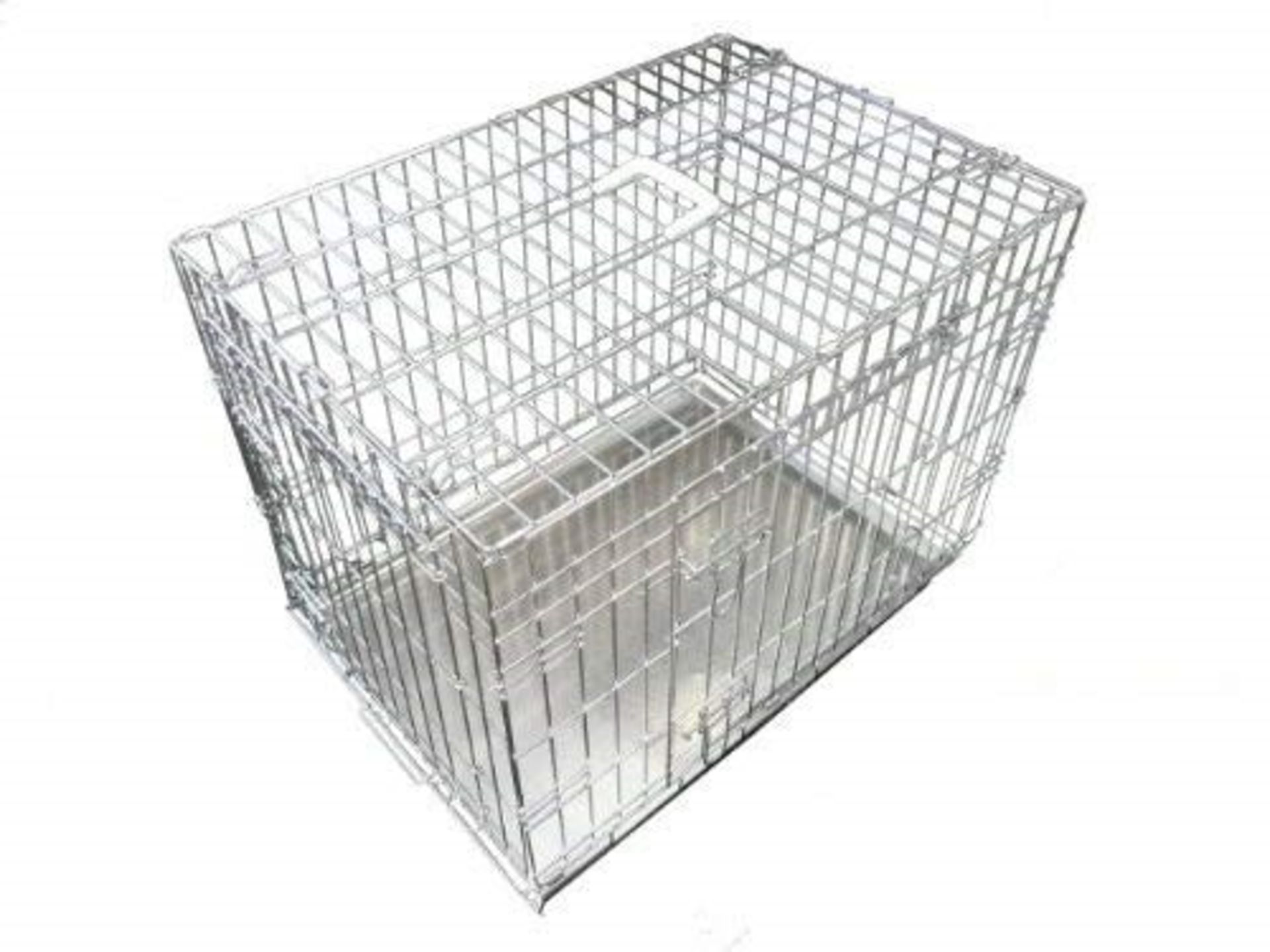 RRP £57.00 Ellie-Bo Dog Puppy Cage XLarge 42 inch Silver Fo