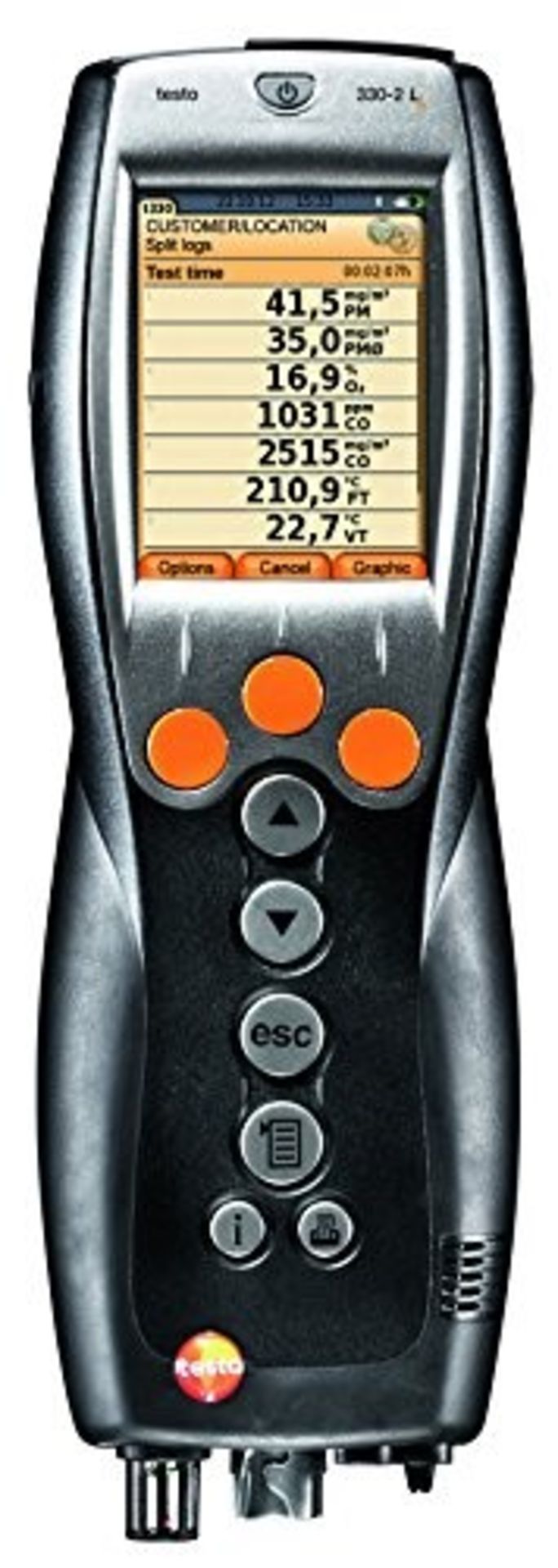 RRP £1648.00 testo 330-2 LL - Flue Gas Analyser (Pro set with