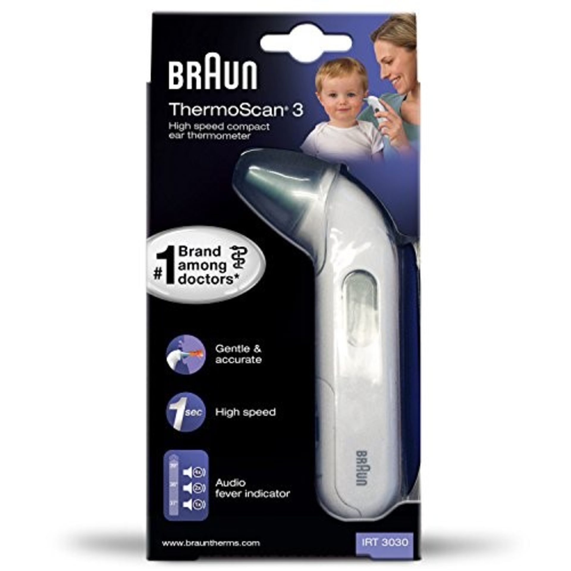 Braun IRT3030 ThermoScan 3 Infrared Ear Thermome