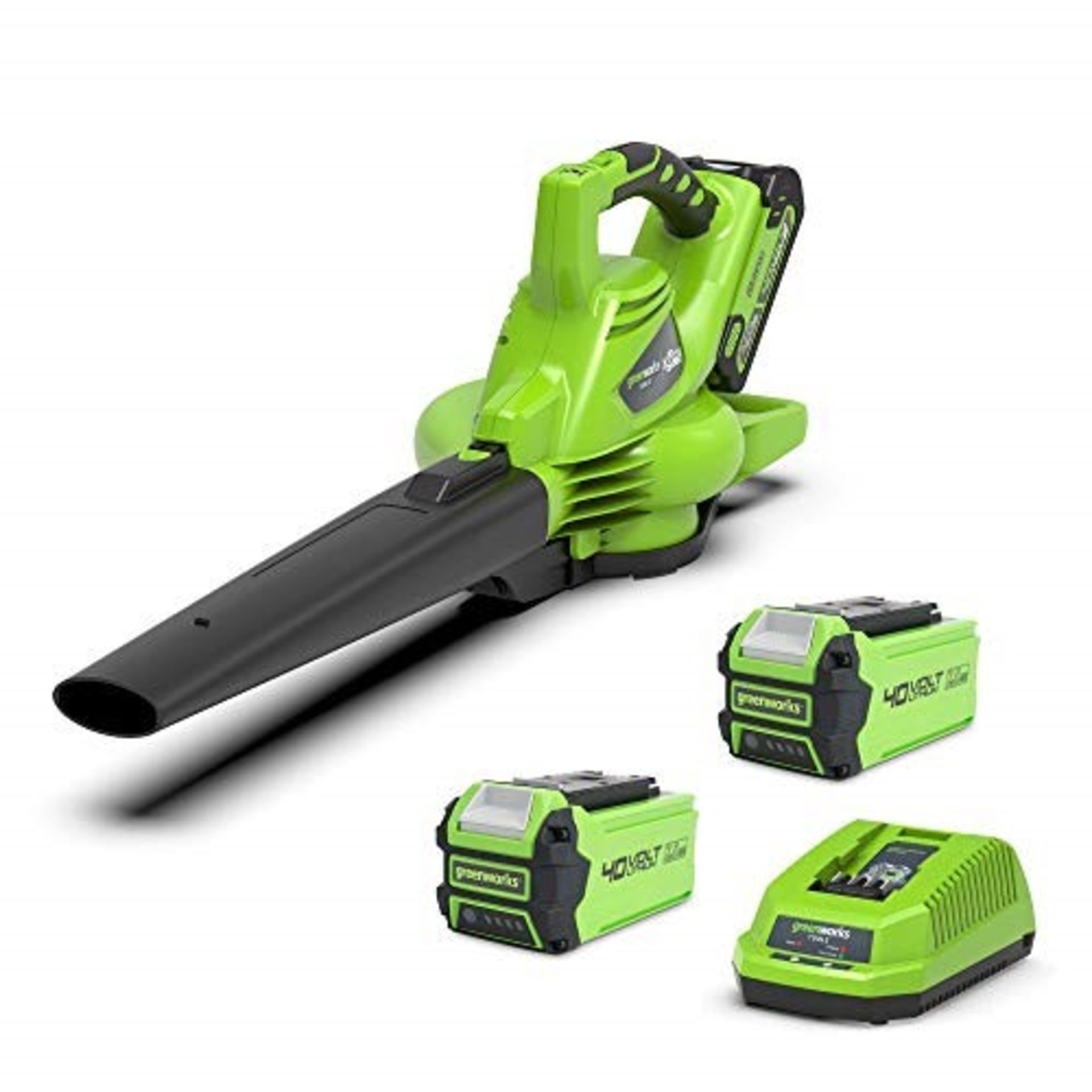 RRP £210.00 Greenworks Cordless Vacuum Cleaner and Leaf Blow