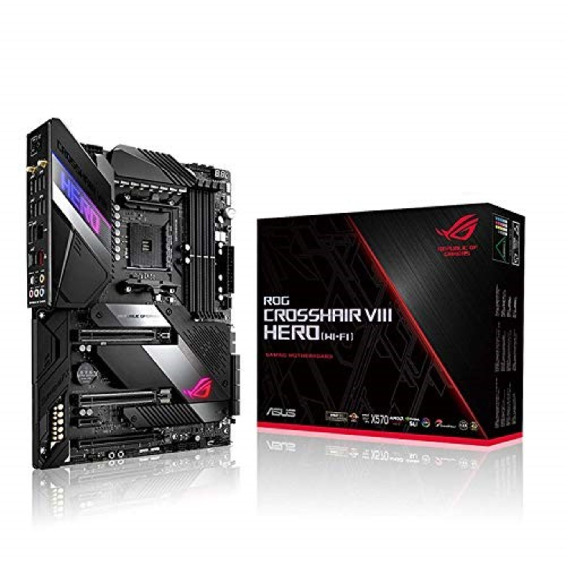 RRP £361.00 ASUS ROG Crosshair VIII Hero (Wi-Fi) ATX Motherb