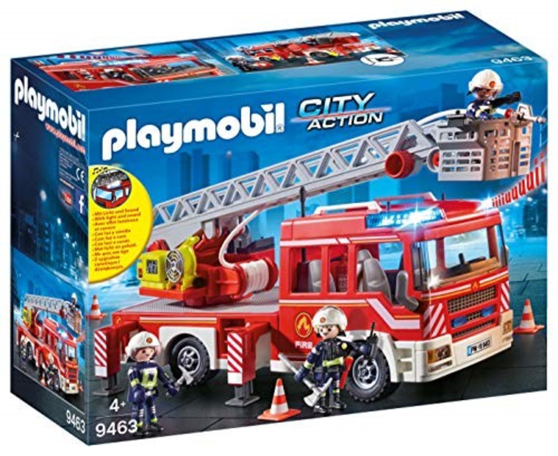 RRP £52.00 Playmobil City Action 9463 Fire Ladder Unit 9463