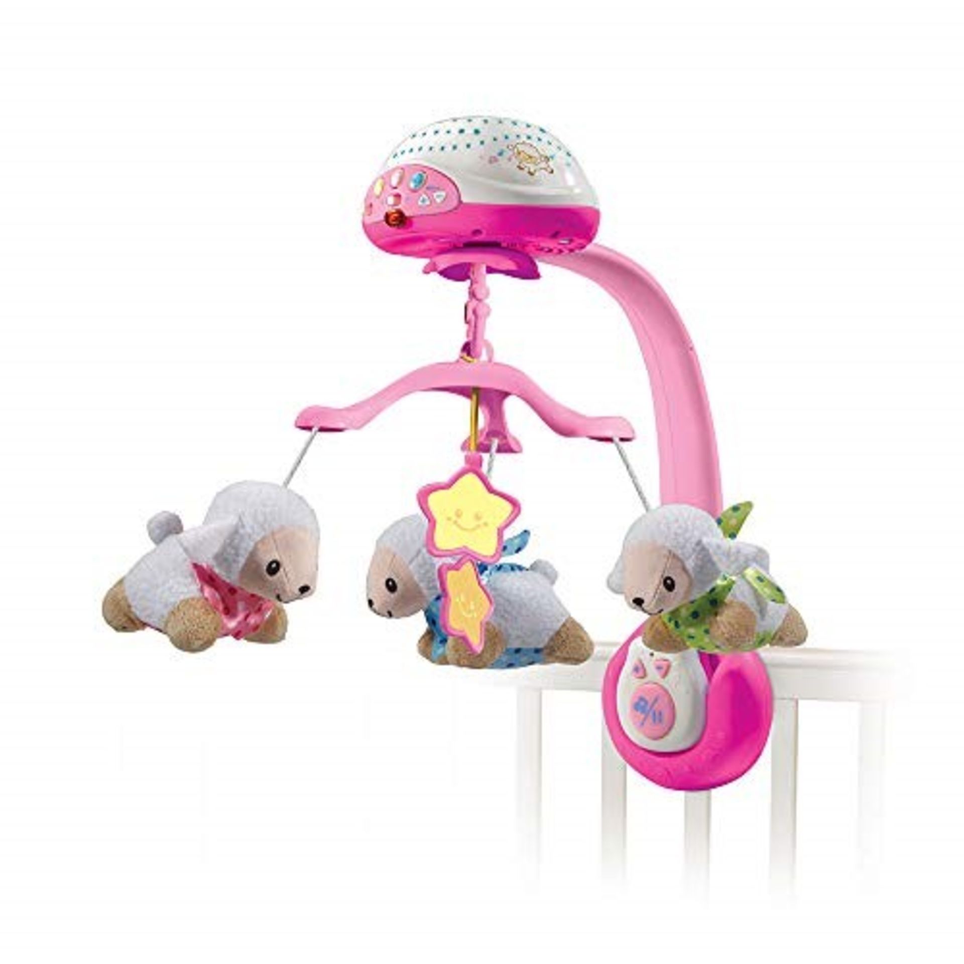 VTech Lullaby Lambs Mobile (Pink), Baby Night Li