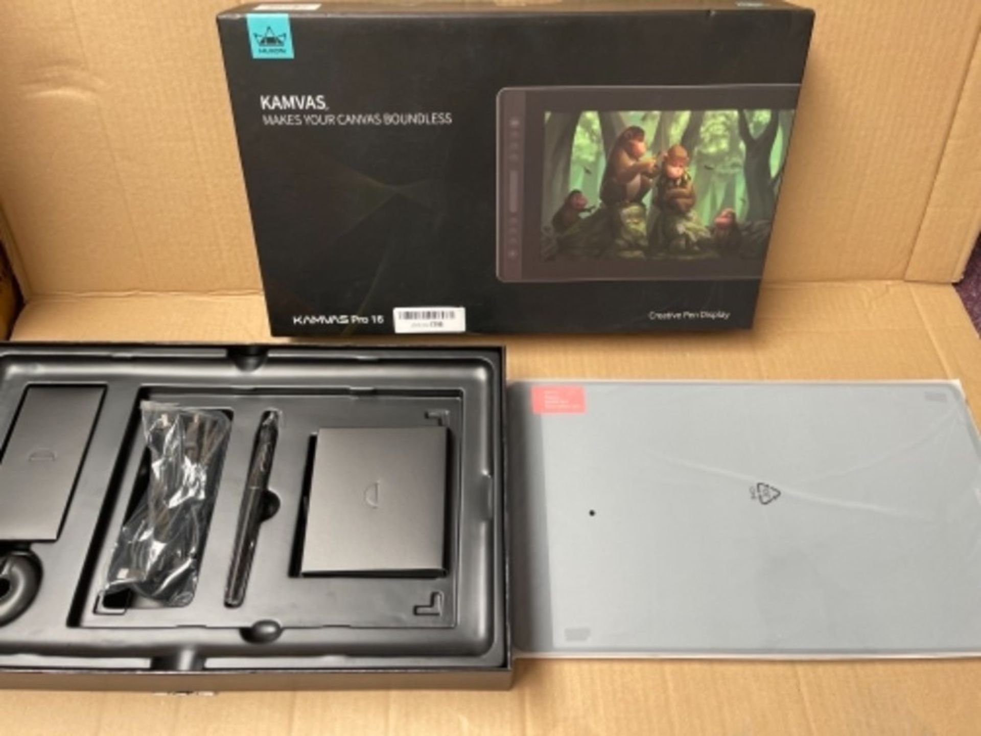 RRP £381.00 HUION Kamvas Pro 16 Graphics Drawing Tablet with - Image 2 of 2