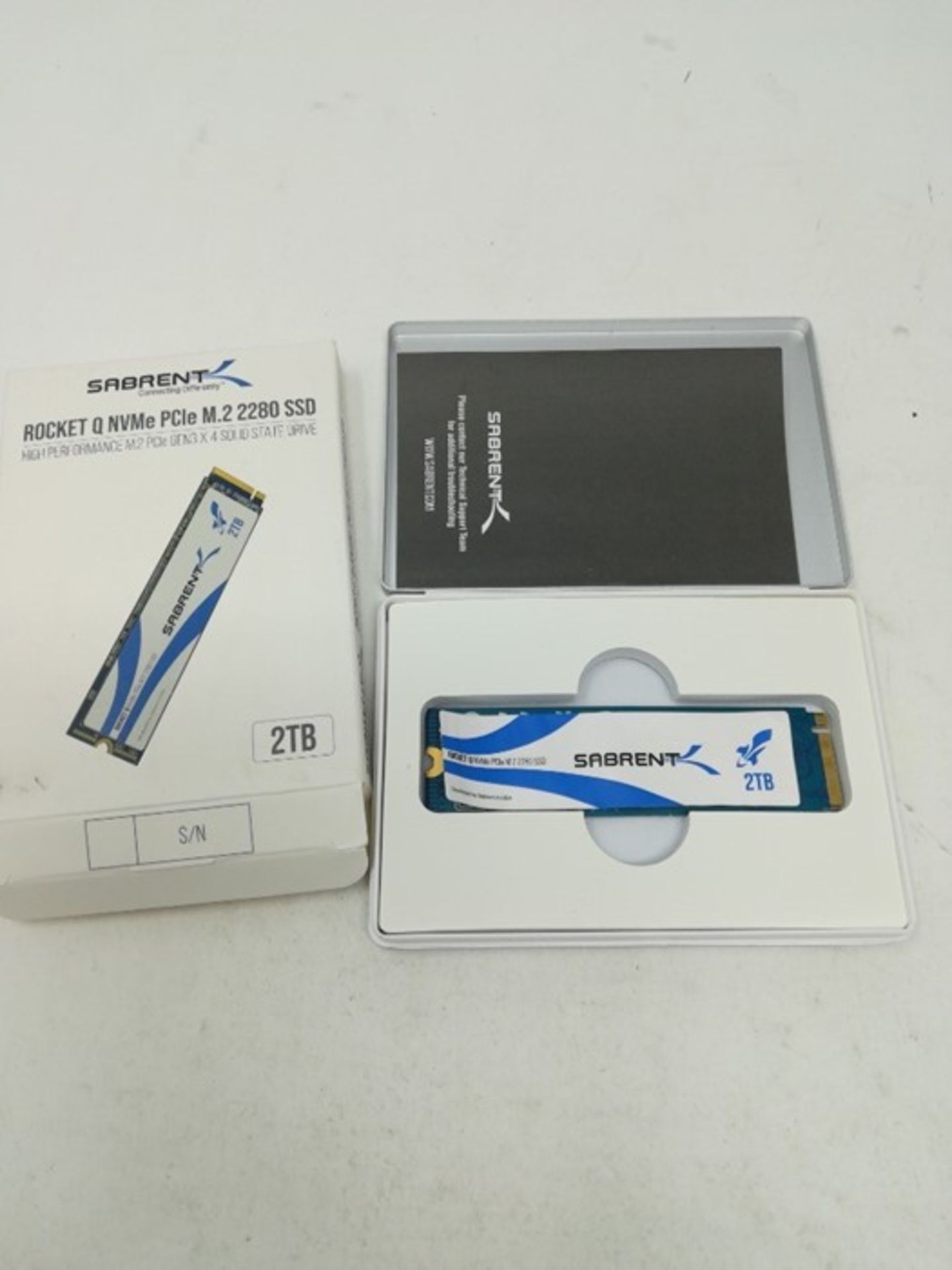 RRP £207.00 Sabrent Rocket Q 2TB NVMe PCIe M.2 2280 Internal - Image 2 of 2