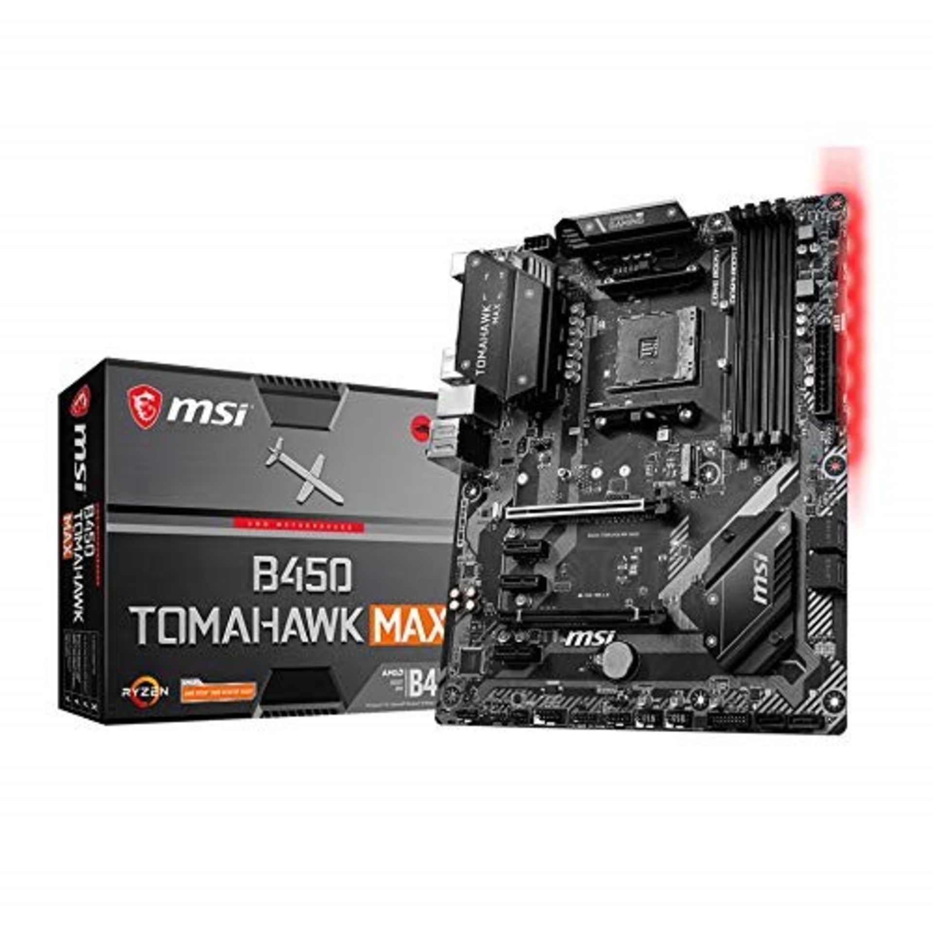 RRP £109.00 MSI B450 TOMAHAWK MAX Motherboard ATX, AM4, DDR4