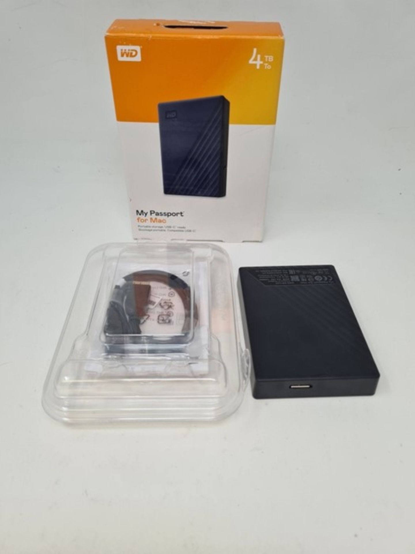 RRP £94.00 WD 4 TB My Passport for Mac Portable Hard Drive - Image 2 of 2