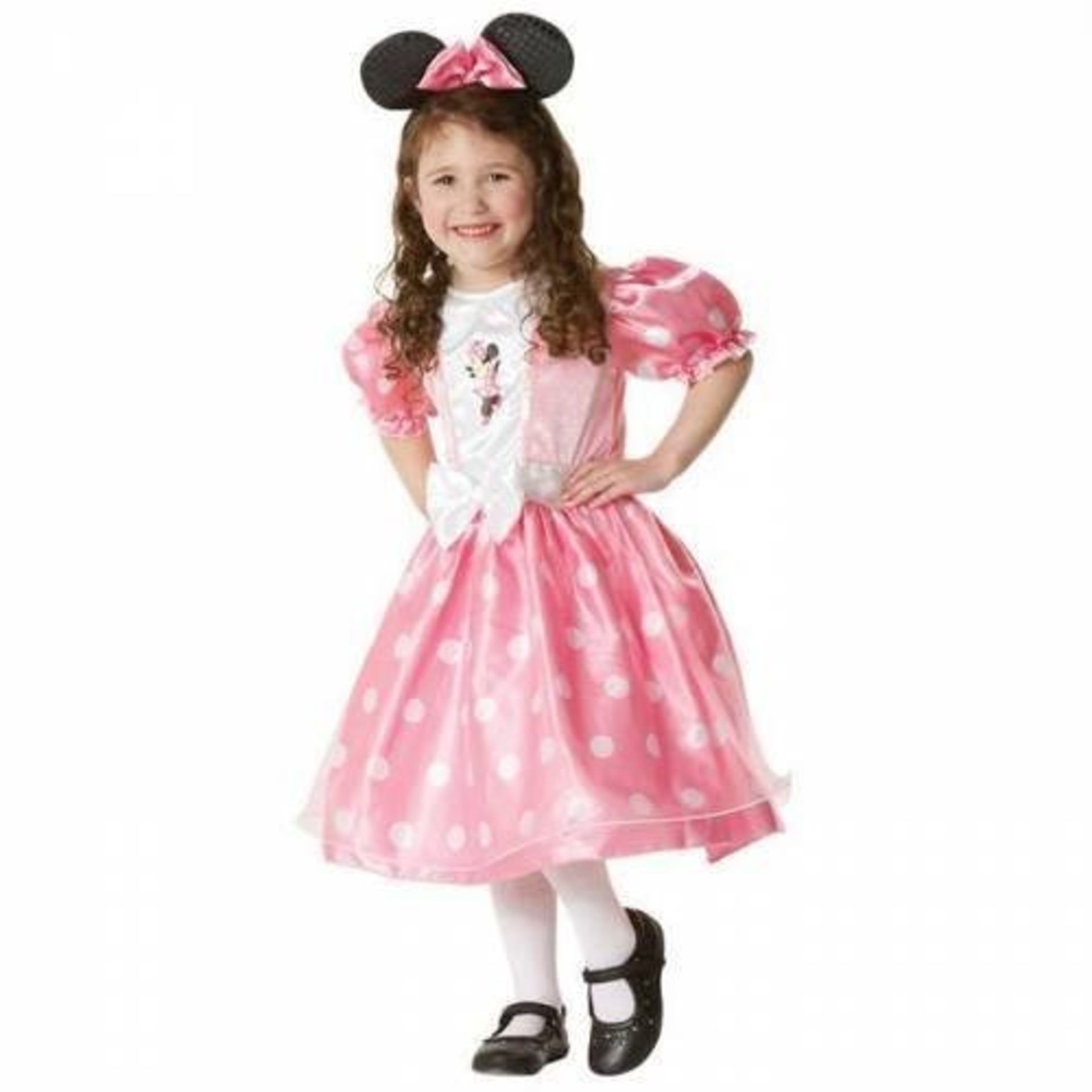 Disney COSTUME MINNIE MOUSE BAMBINA TG S 3-4 ANNI